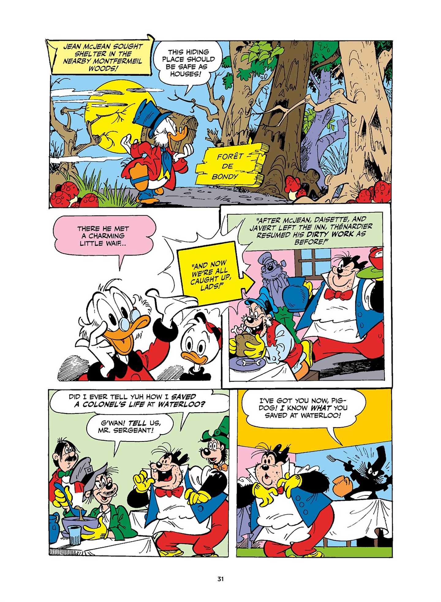 Uncle Scrooge and Donald Duck in Les Misérables and War and Peace (2023) issue 1 - Page 32