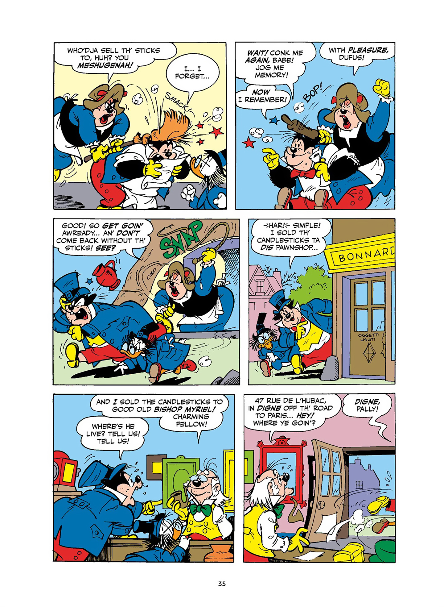 Uncle Scrooge and Donald Duck in Les Misérables and War and Peace (2023) issue 1 - Page 36