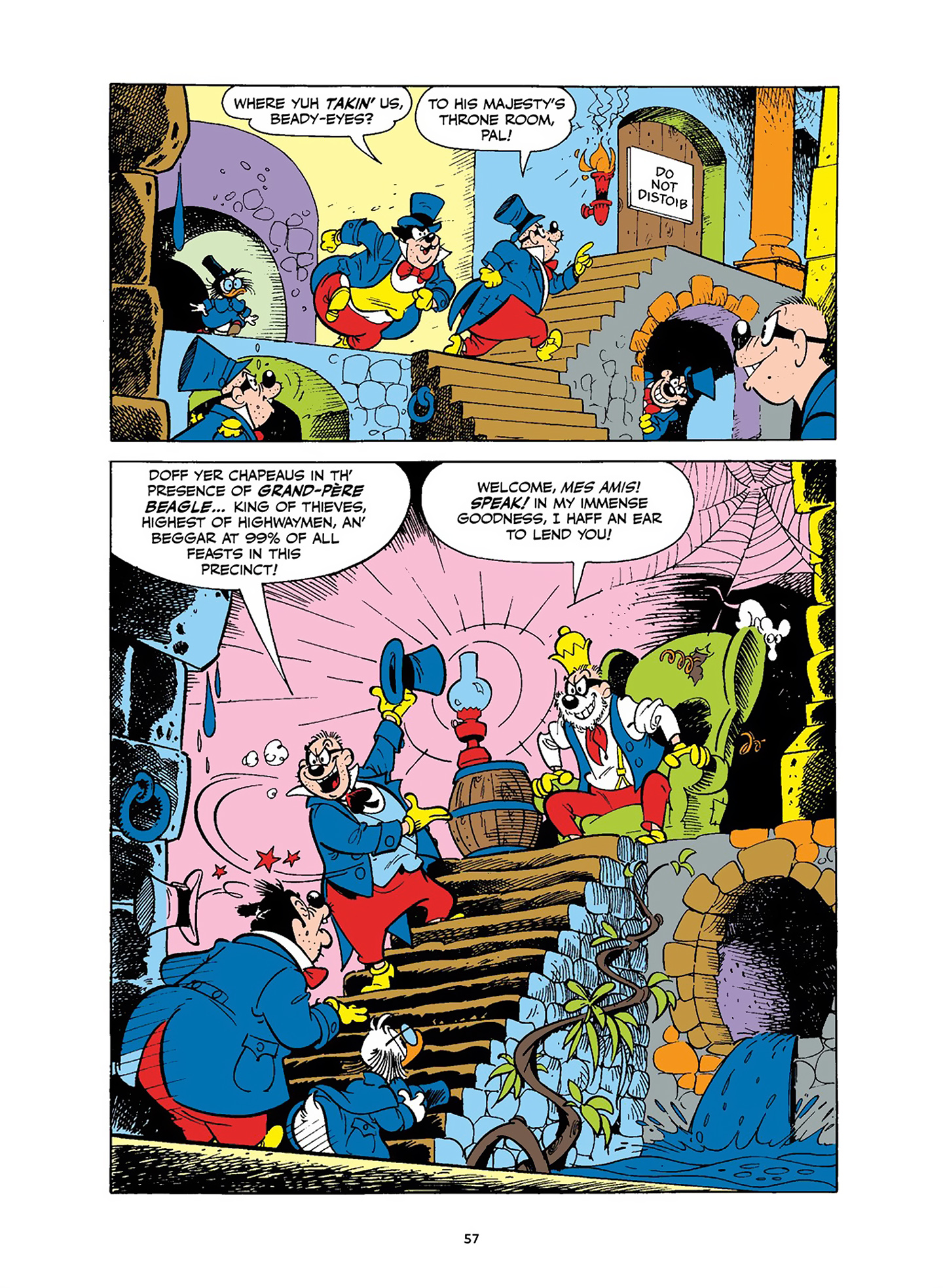 Uncle Scrooge and Donald Duck in Les Misérables and War and Peace (2023) issue 1 - Page 58