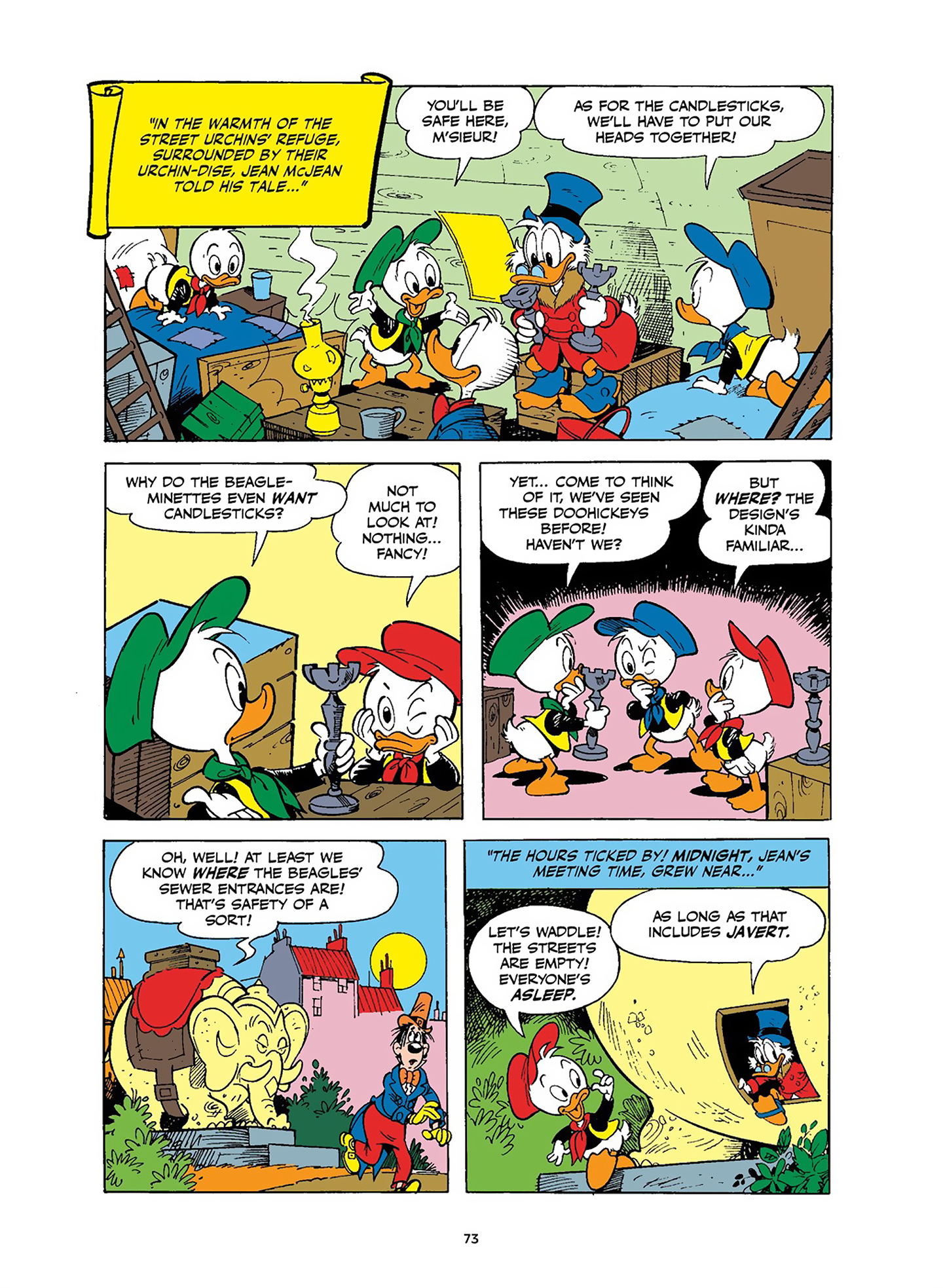 Uncle Scrooge and Donald Duck in Les Misérables and War and Peace (2023) issue 1 - Page 74