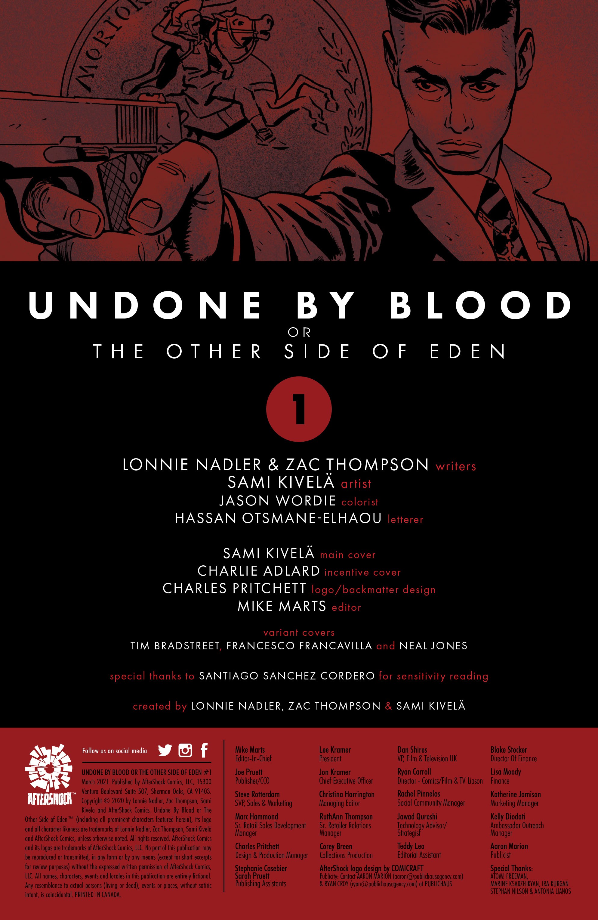 Undone By Blood Vol. 2: The Other side of Eden (2021-): Chapter 1 - Page 2