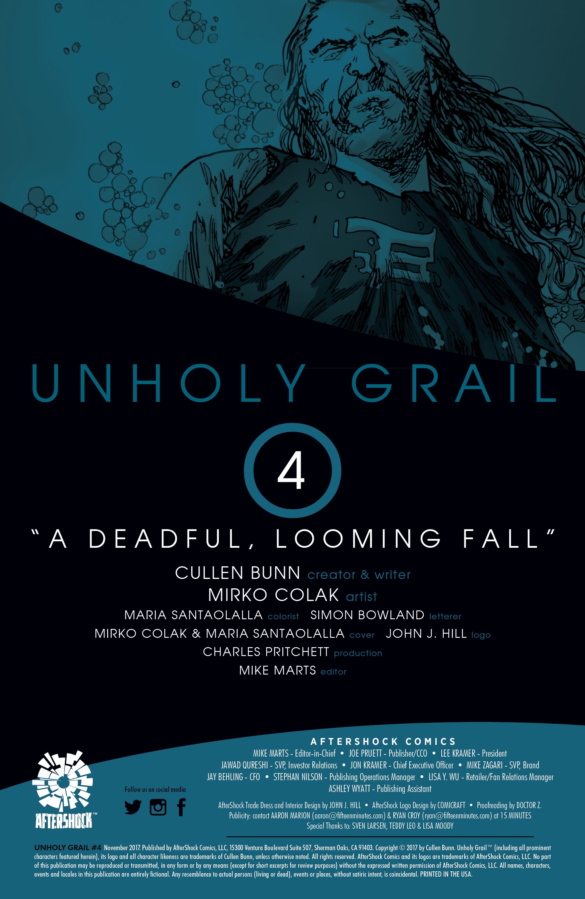 Unholy Grail (2017) issue 4 - Page 2