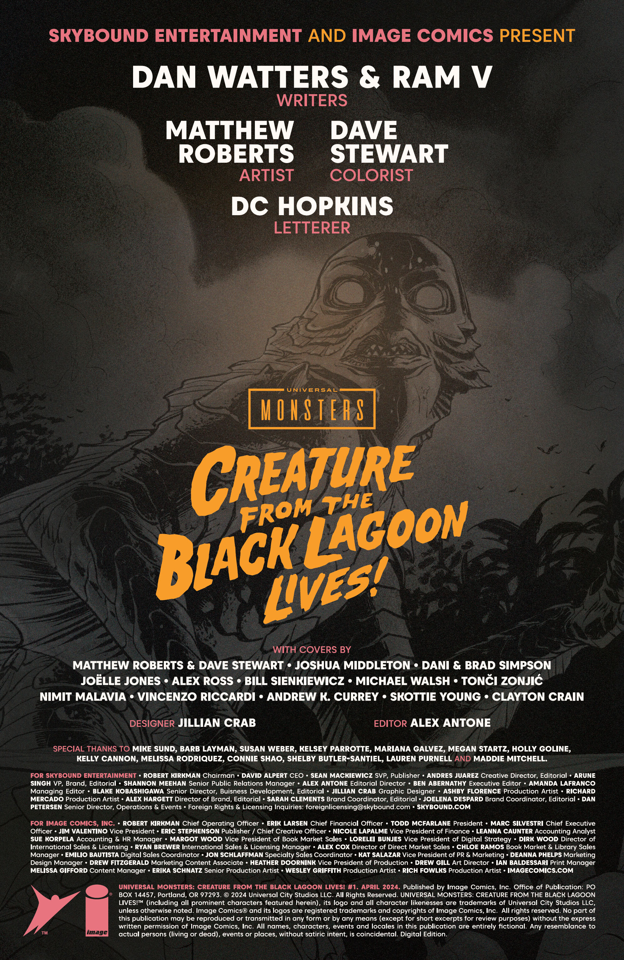 Universal Monsters: Creature From The Black Lagoon Lives! (2024-) issue 1 - Page 2