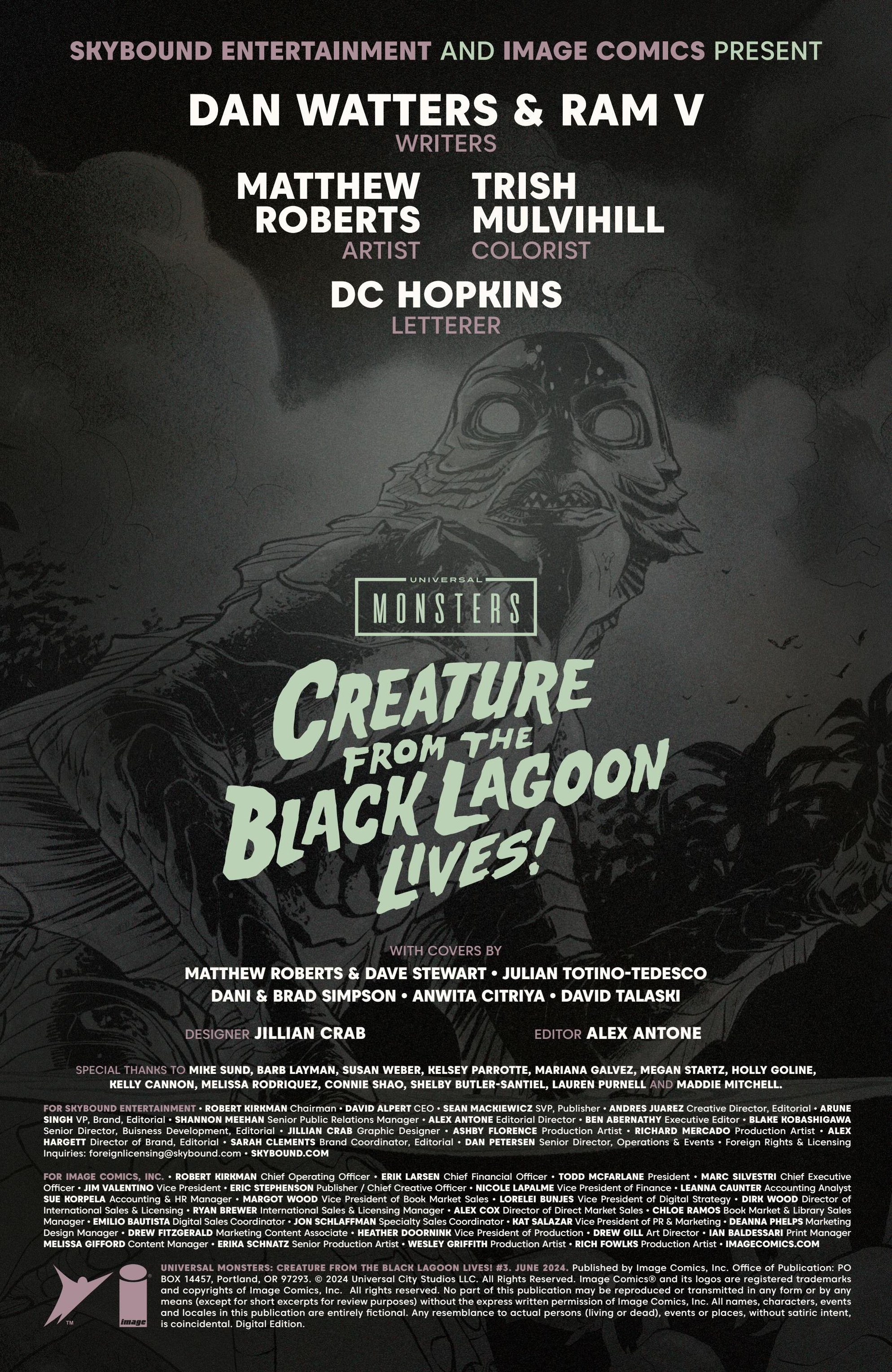 Universal Monsters: Creature From The Black Lagoon Lives! (2024-) issue 3 - Page 2