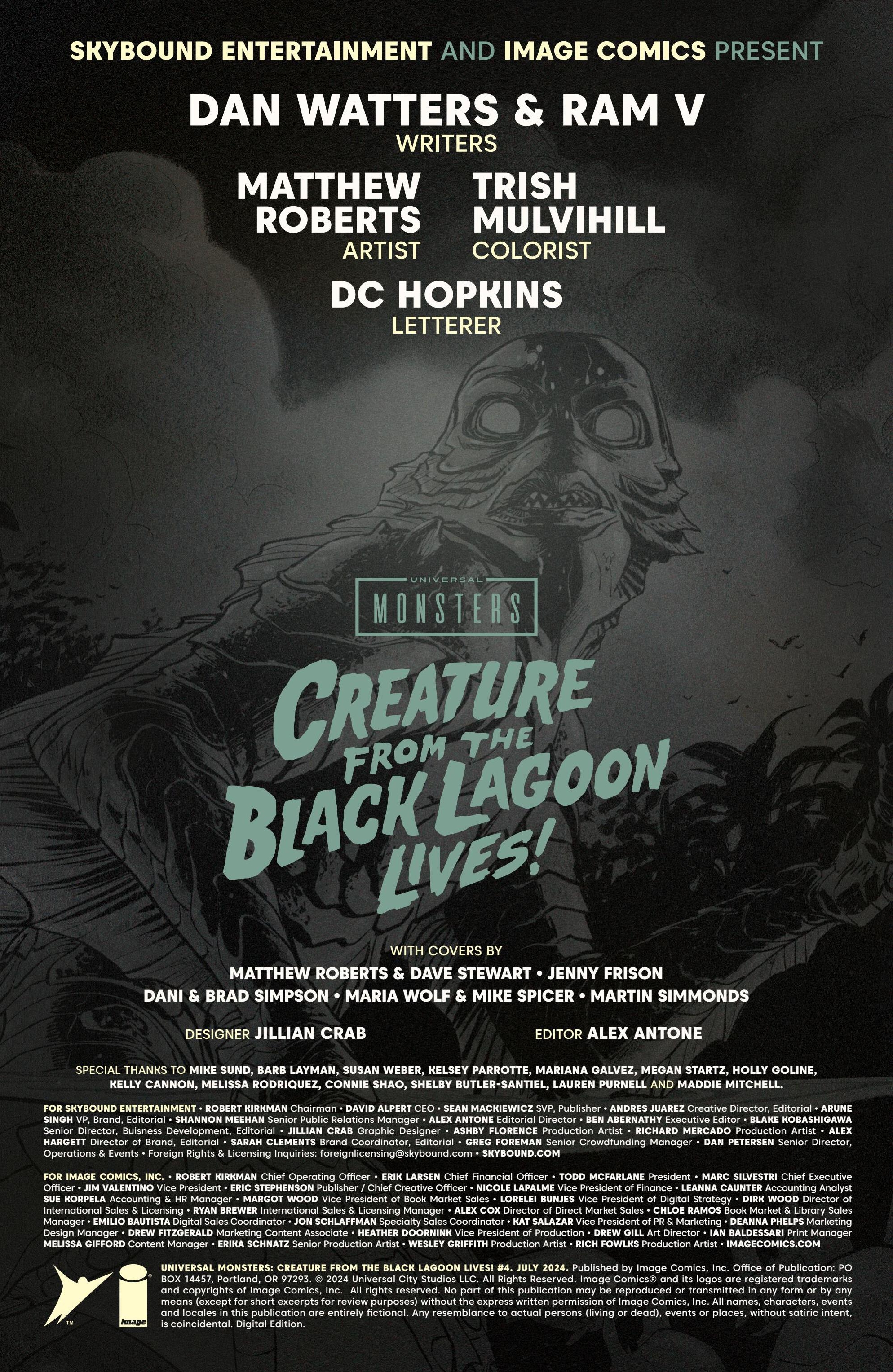 Universal Monsters: Creature From The Black Lagoon Lives! (2024-) issue 4 - Page 2