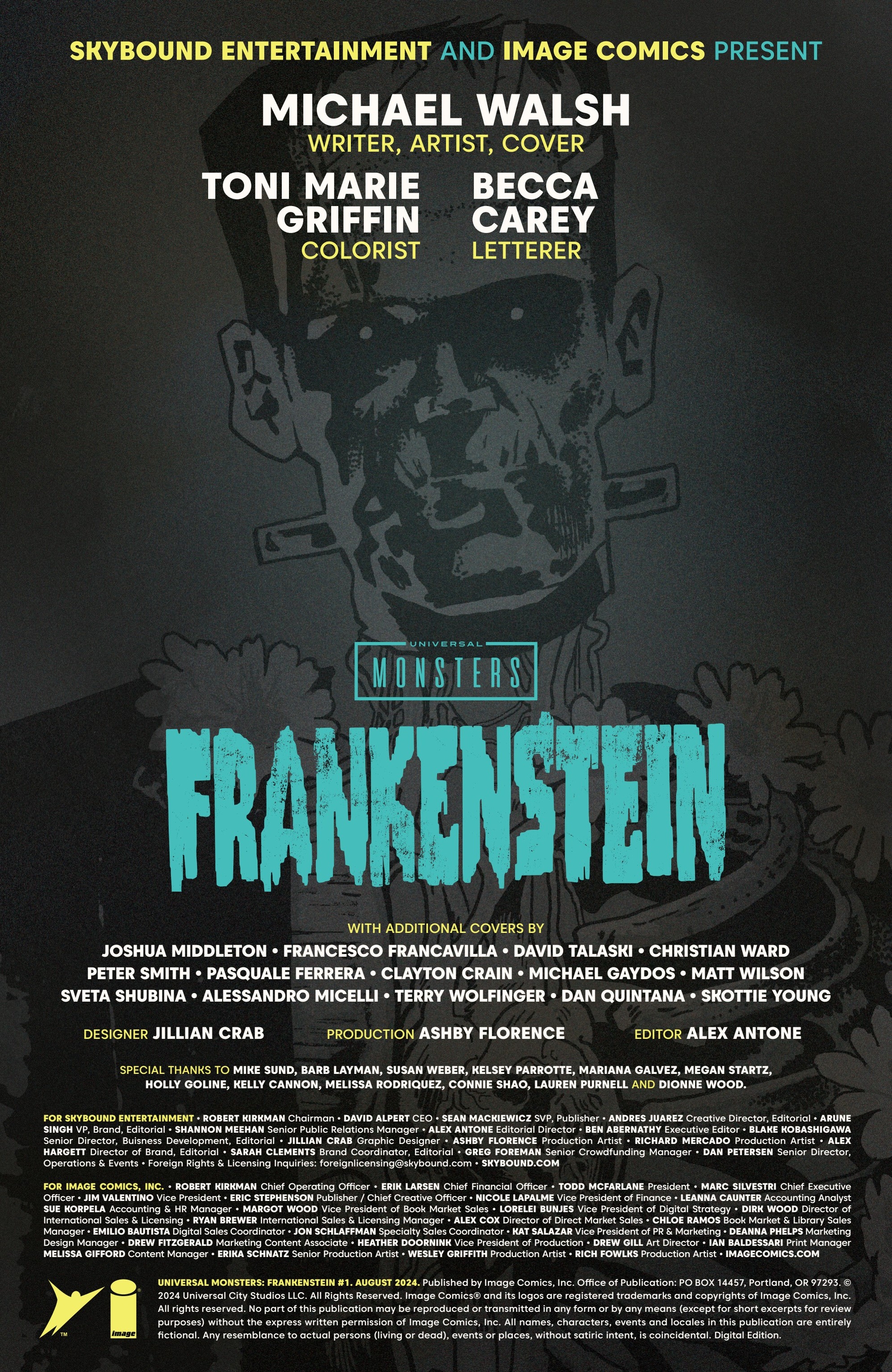 Universal Monsters: Frankenstein (2024-) issue 1 - Page 2