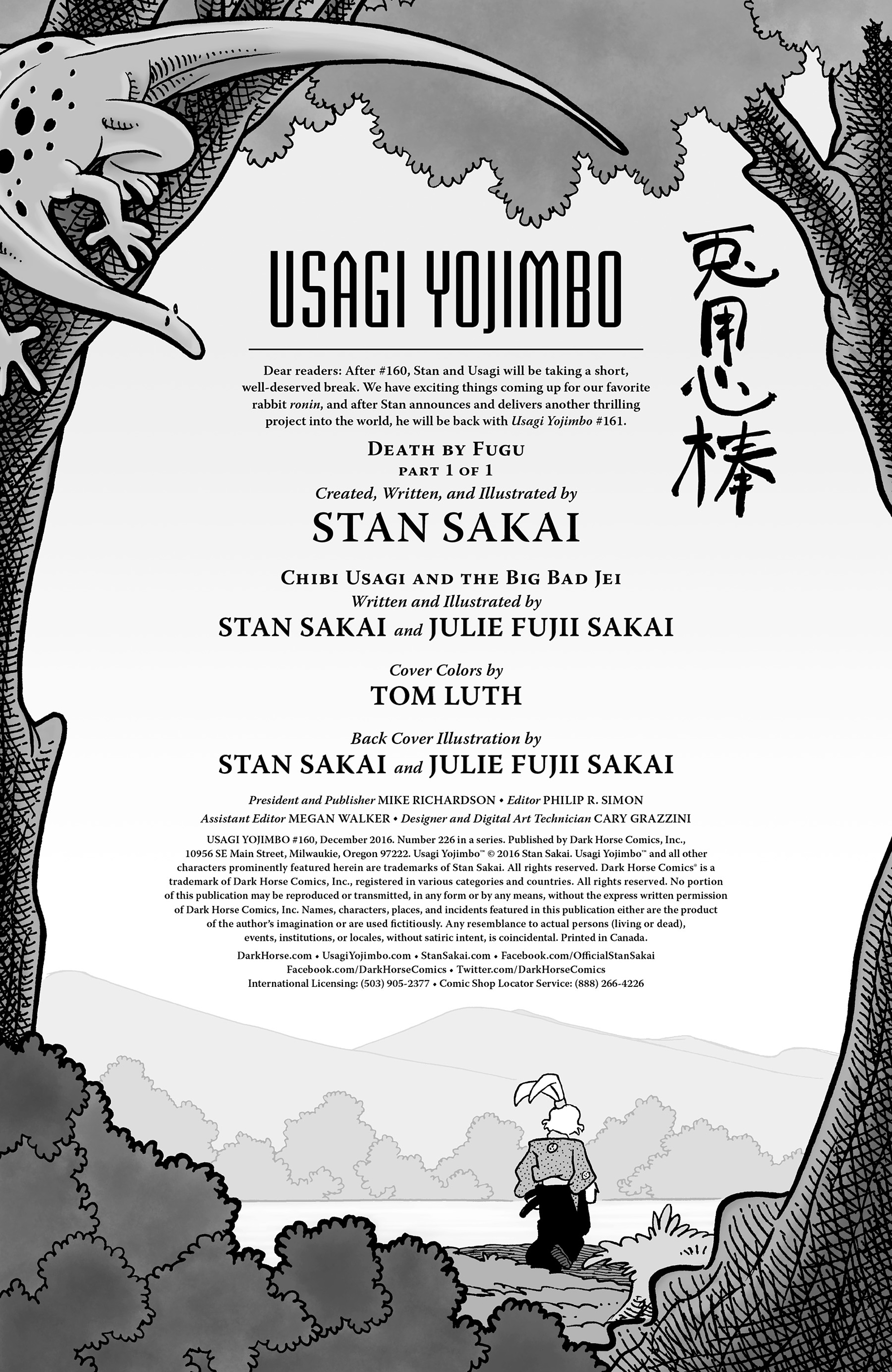 Usagi Yojimbo (1996-): Chapter 160 - Page 2