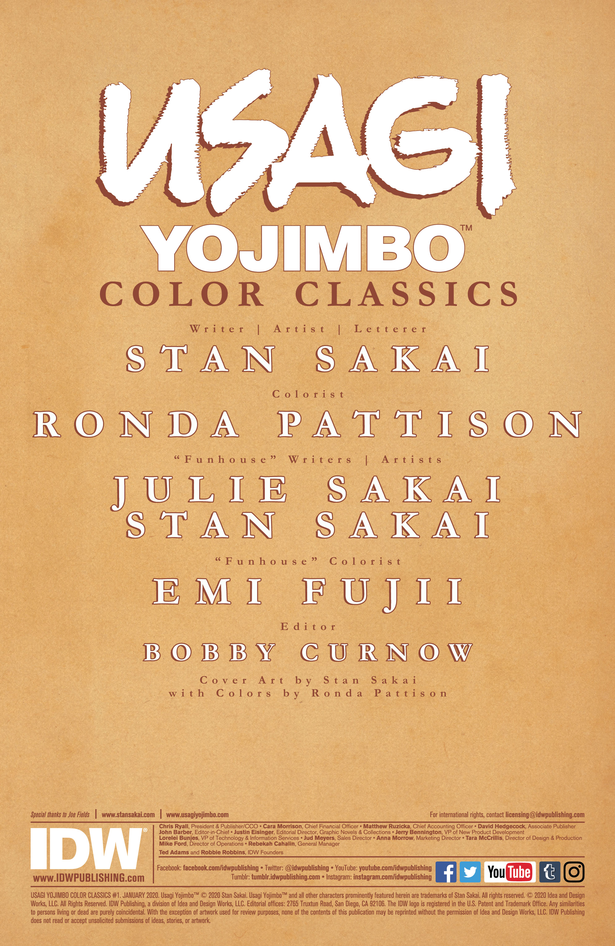 Usagi Yojimbo Color Classics (2020-): Chapter 1 - Page 2