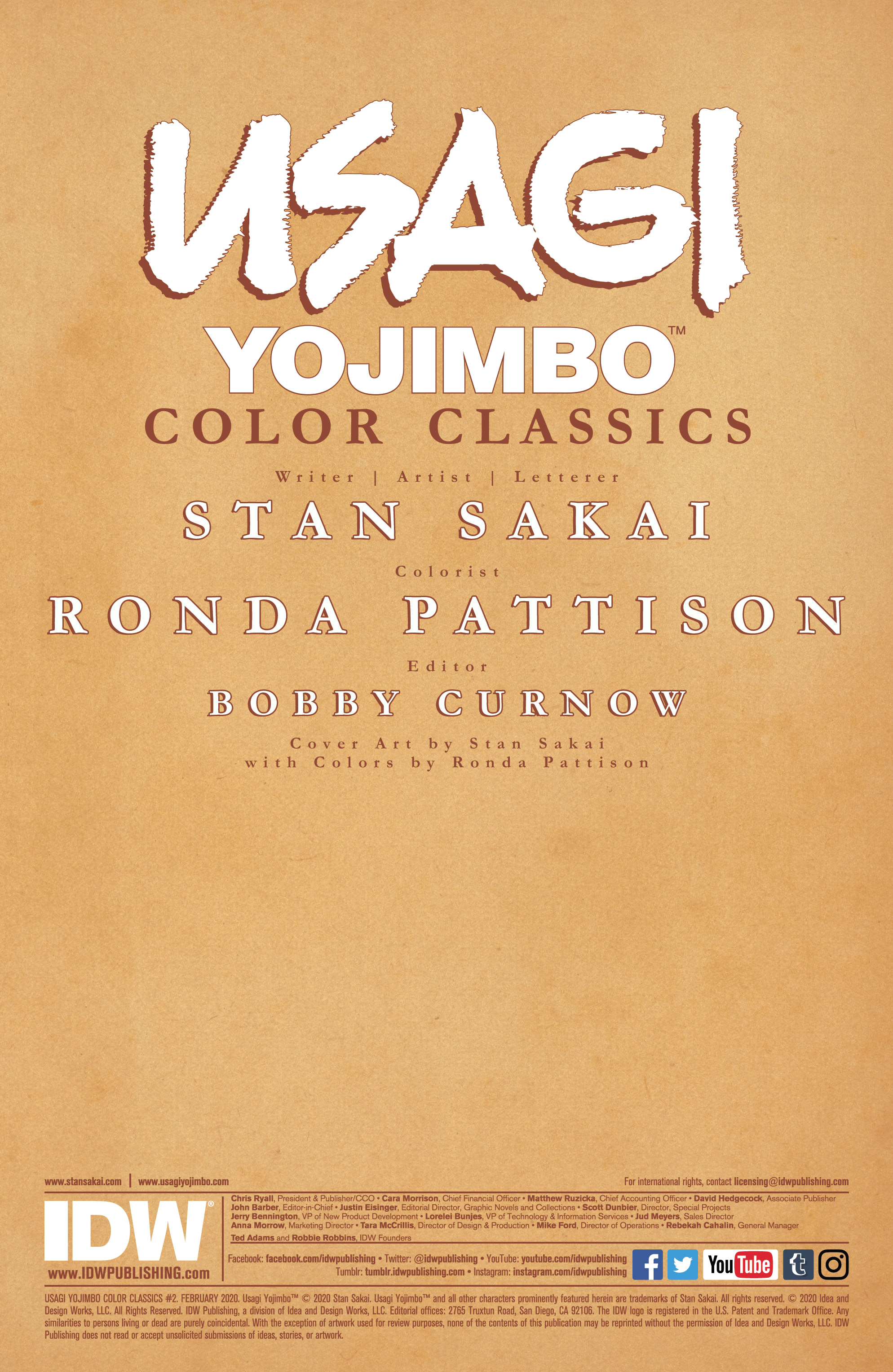 Usagi Yojimbo Color Classics (2020-): Chapter 2 - Page 2