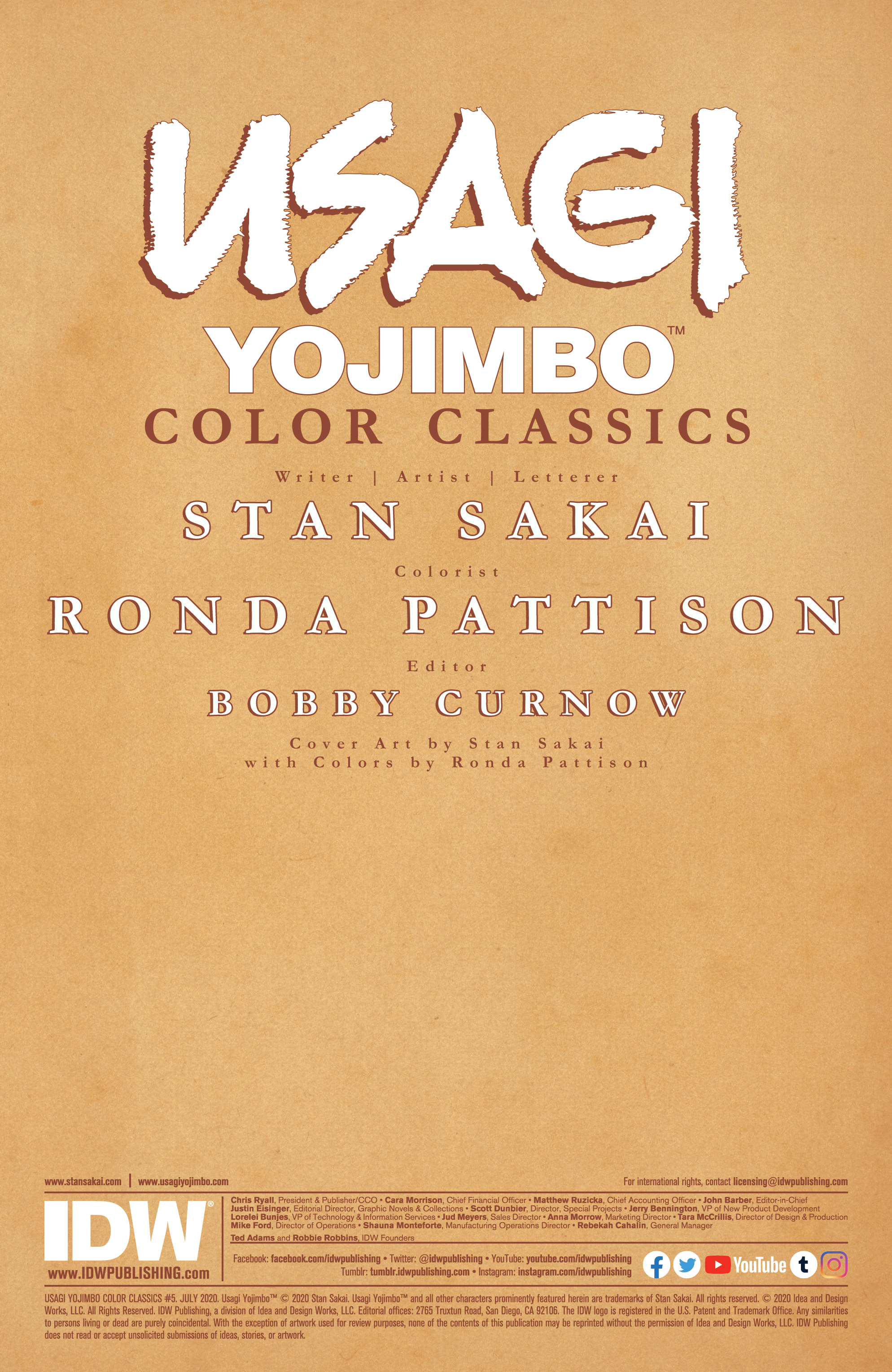 Usagi Yojimbo Color Classics (2020-): Chapter 5 - Page 2