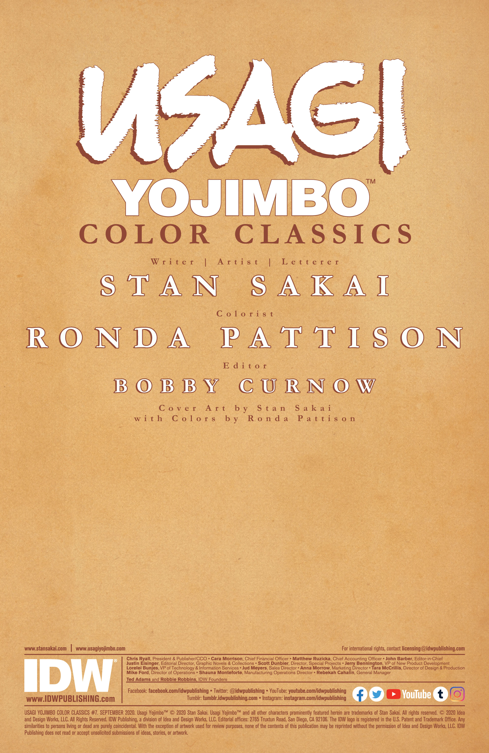 Usagi Yojimbo Color Classics (2020-): Chapter 7 - Page 2