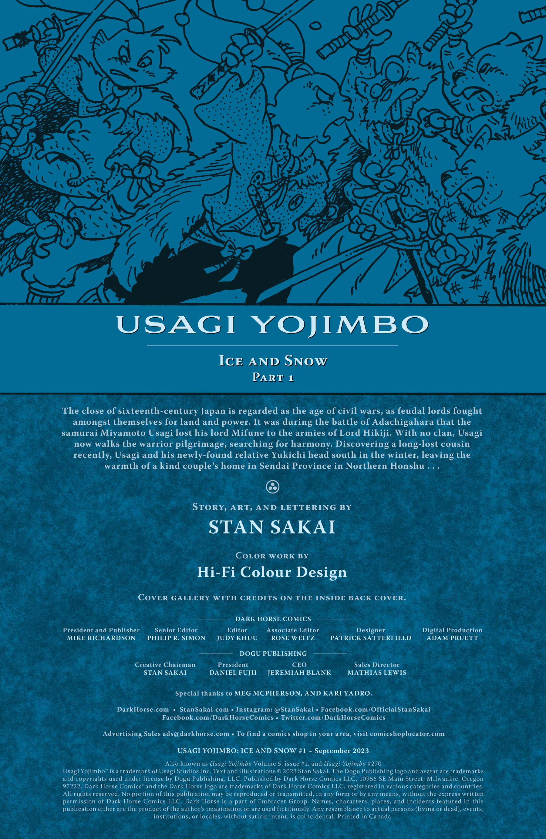 Usagi Yojimbo: Ice and Snow (2023-): Chapter 1 - Page 2