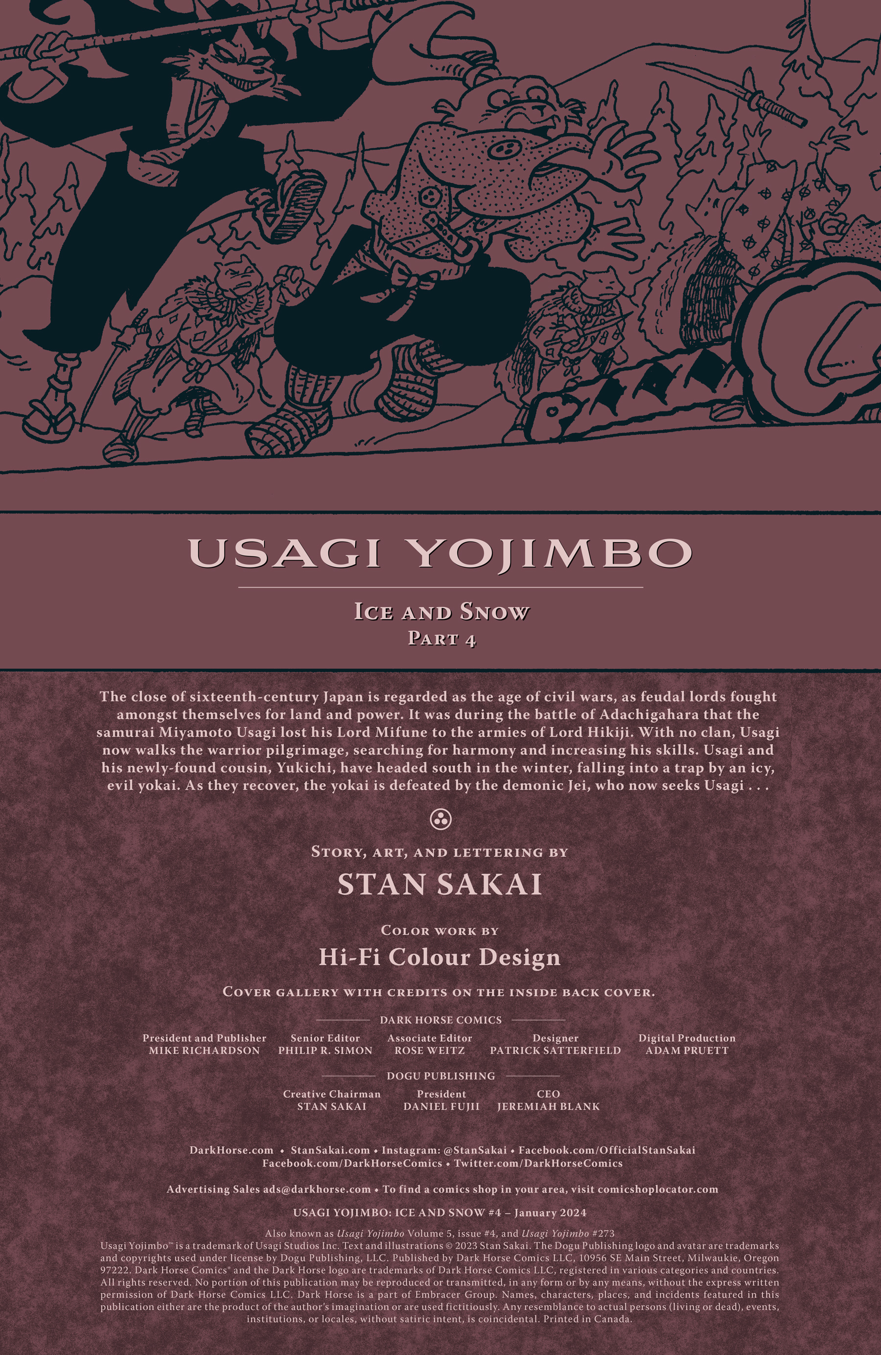 Usagi Yojimbo: Ice and Snow (2023-): Chapter 4 - Page 2