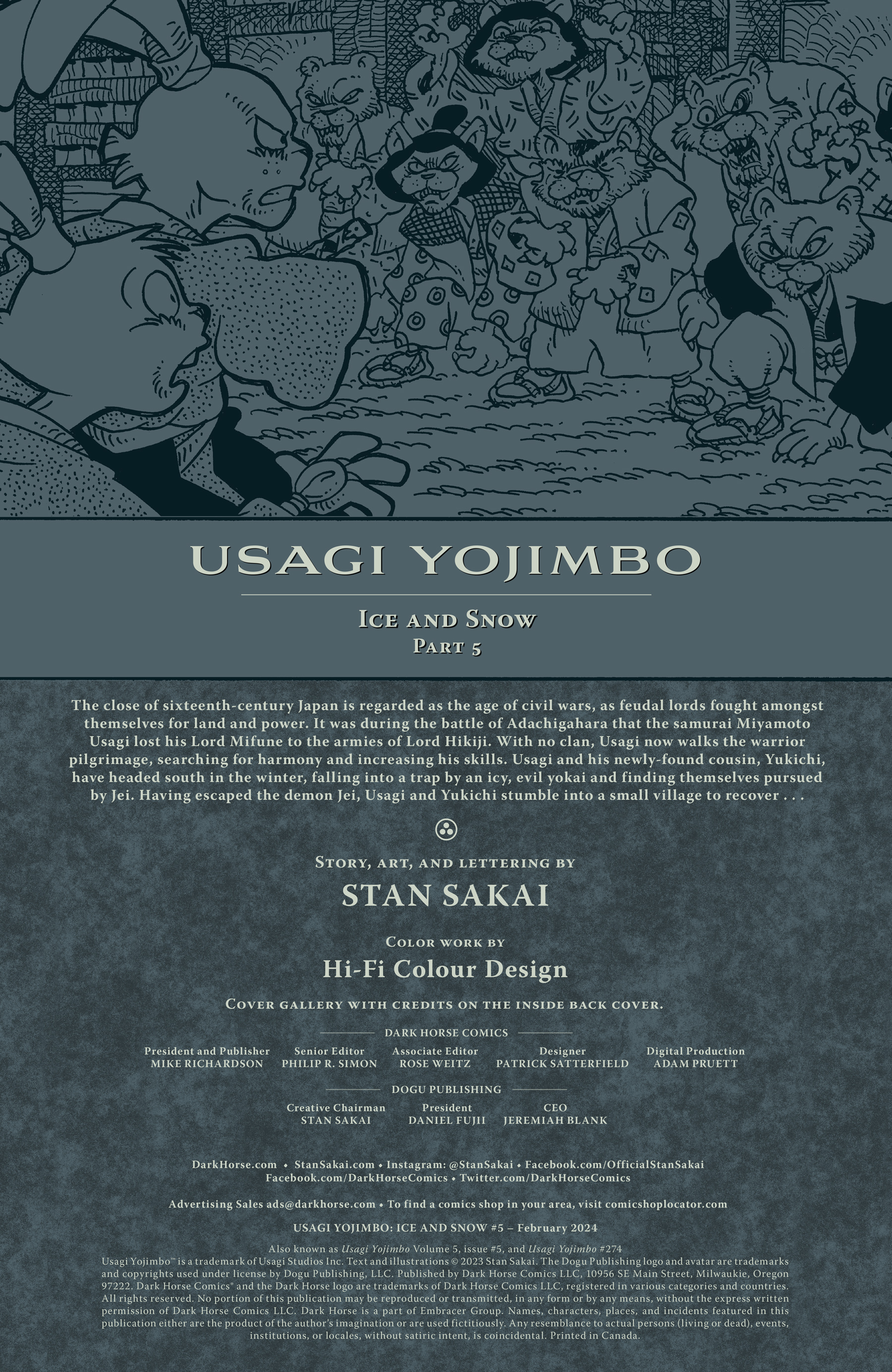 Usagi Yojimbo: Ice and Snow (2023-) issue 5 - Page 2