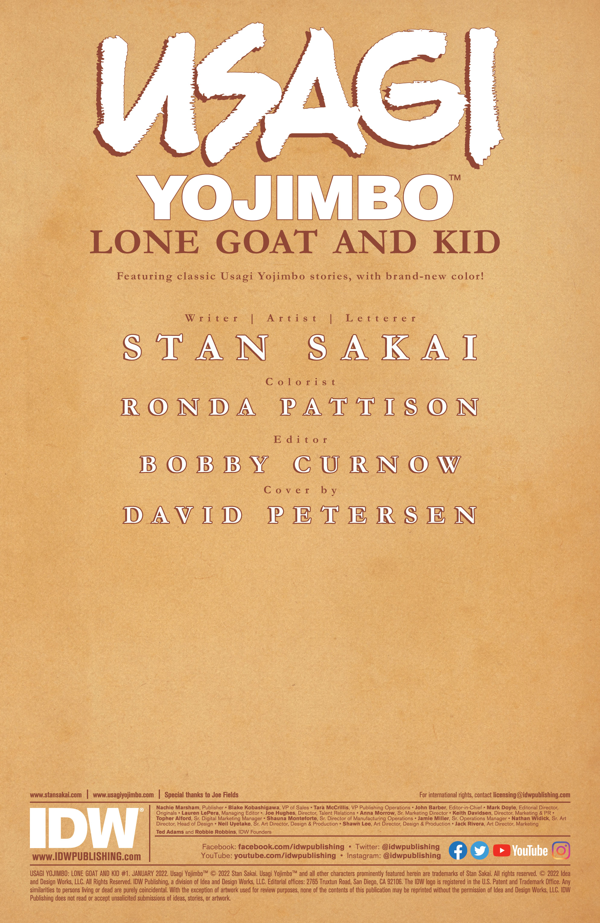 Usagi Yojimbo: Lone Goat and Kid (2022-): Chapter 1 - Page 2
