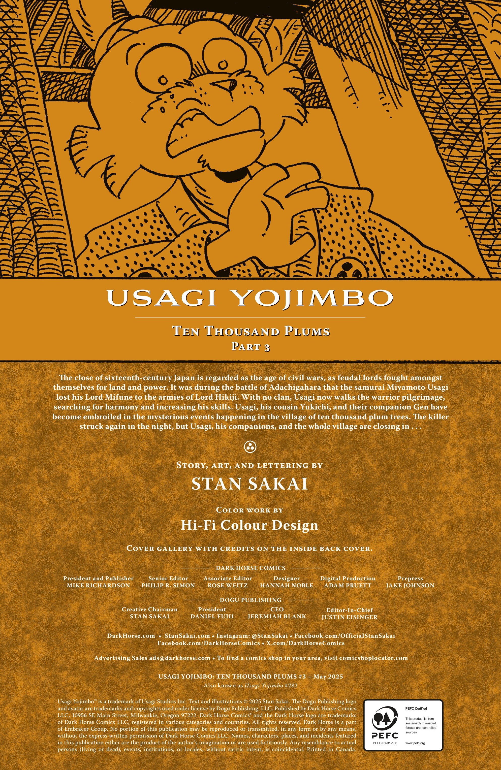 Usagi Yojimbo: Ten Thousand Plums (2025-): Chapter 3 - Page 2