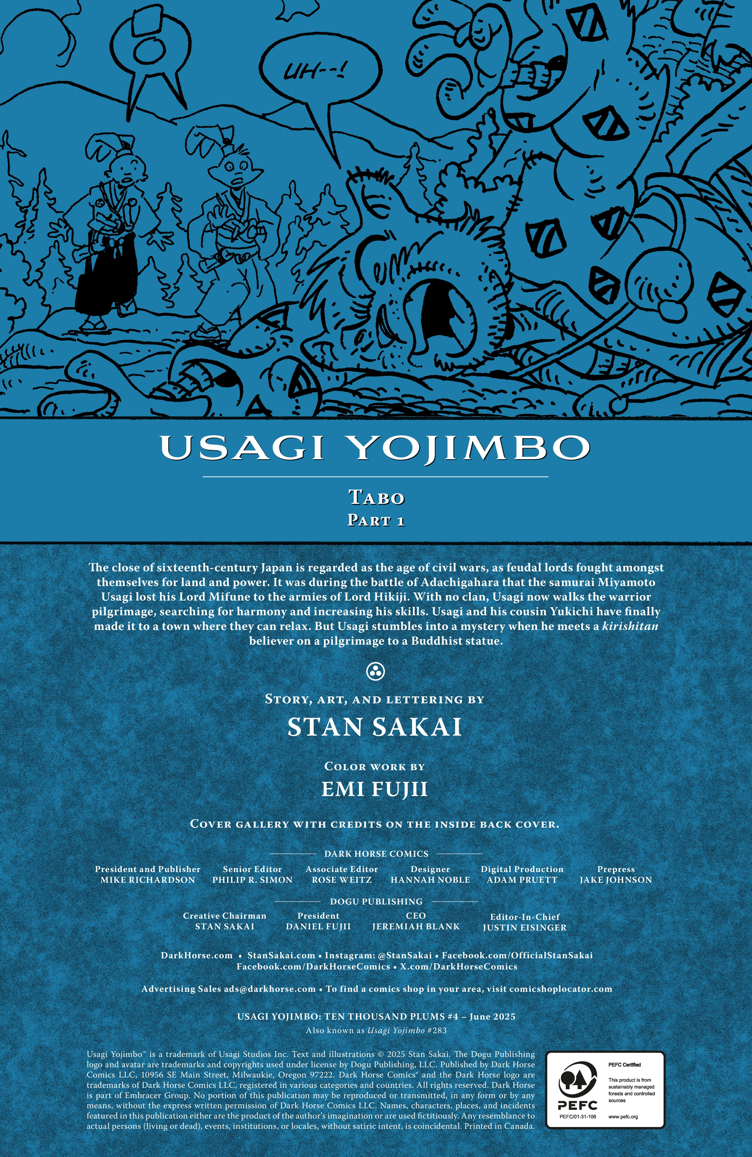 Usagi Yojimbo: Ten Thousand Plums (2025-): Chapter 4 - Page 2