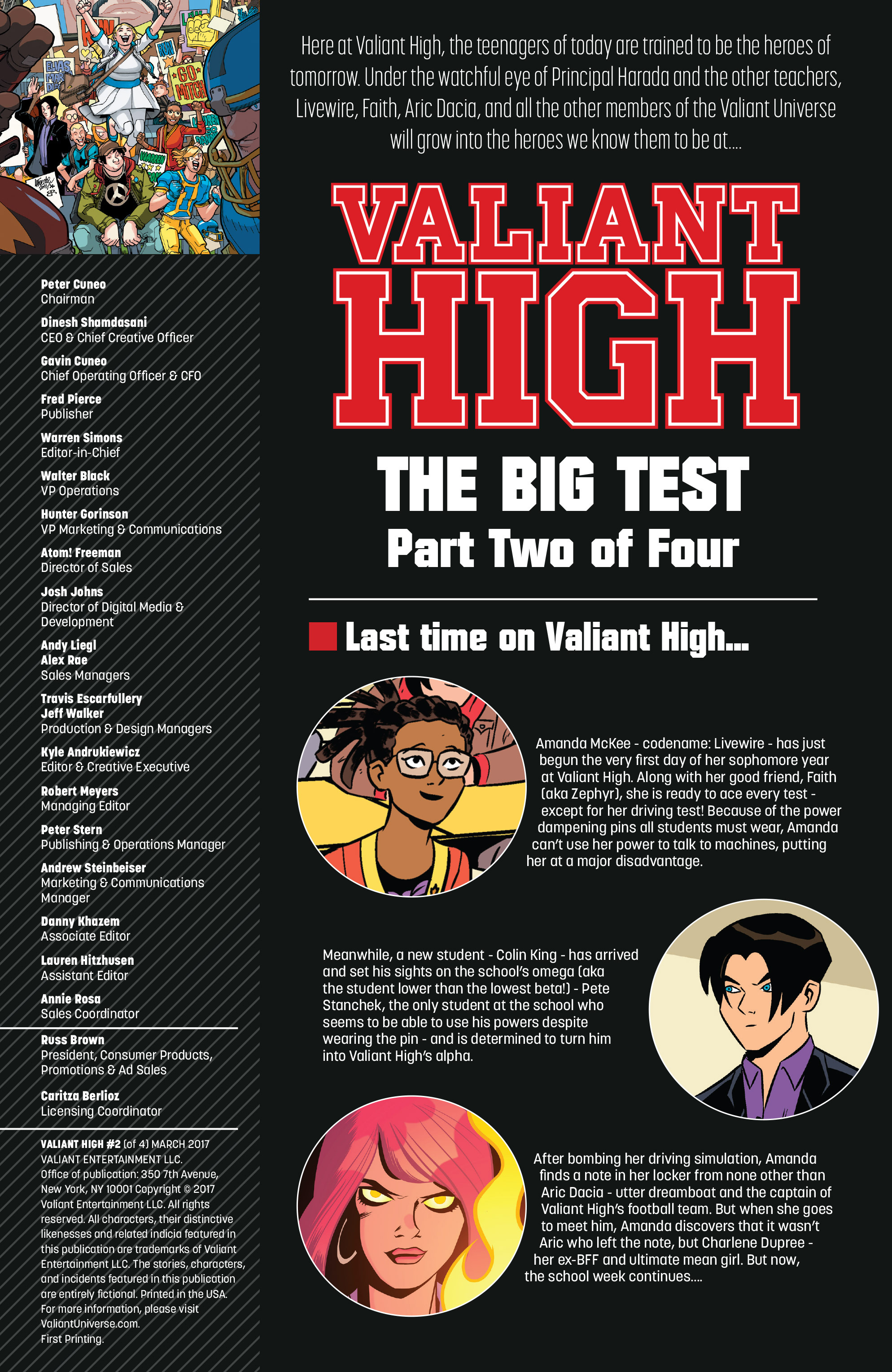 Valiant High (2017) issue 2 - Page 2