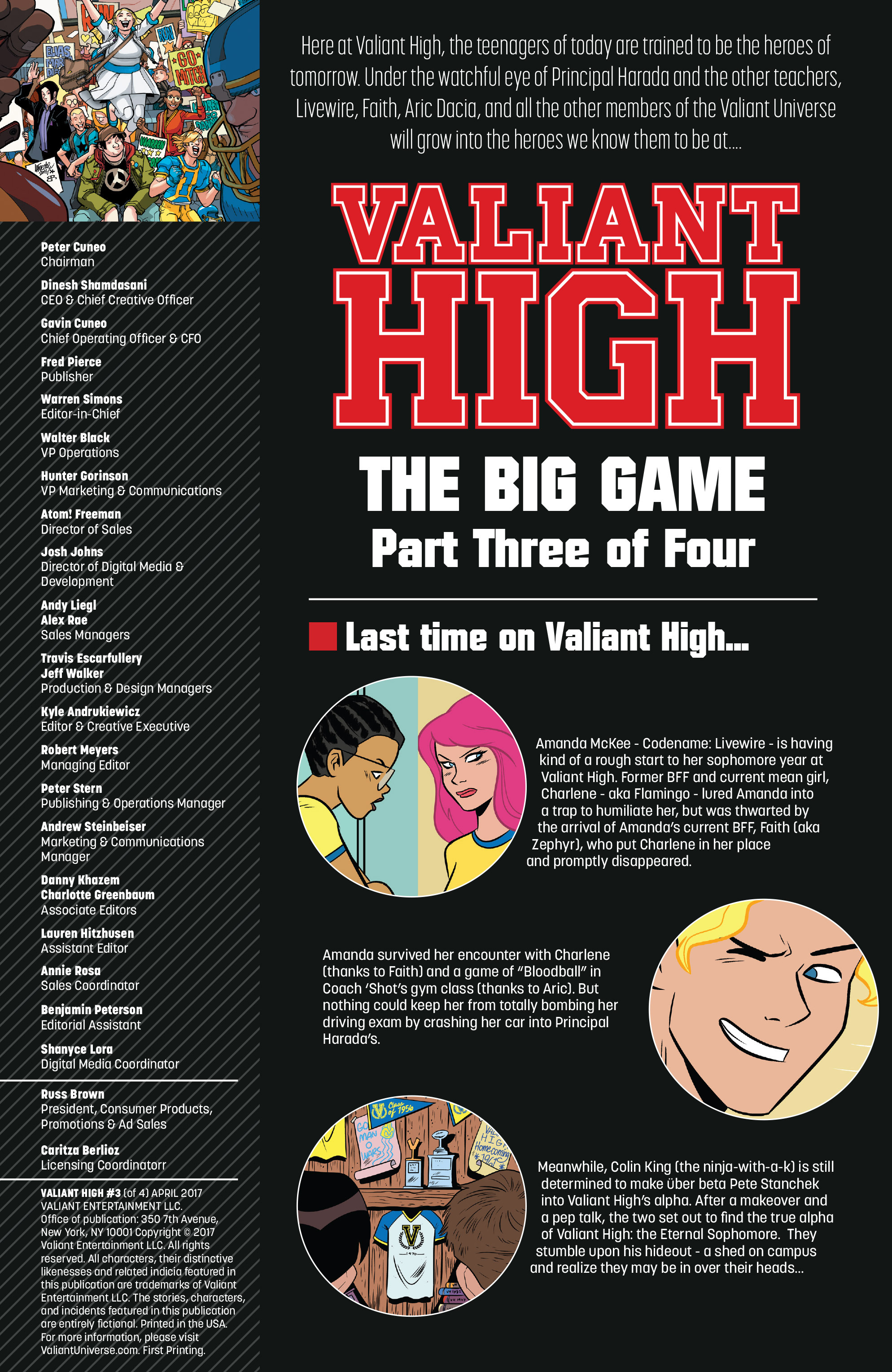 Valiant High (2017): Chapter 3 - Page 2