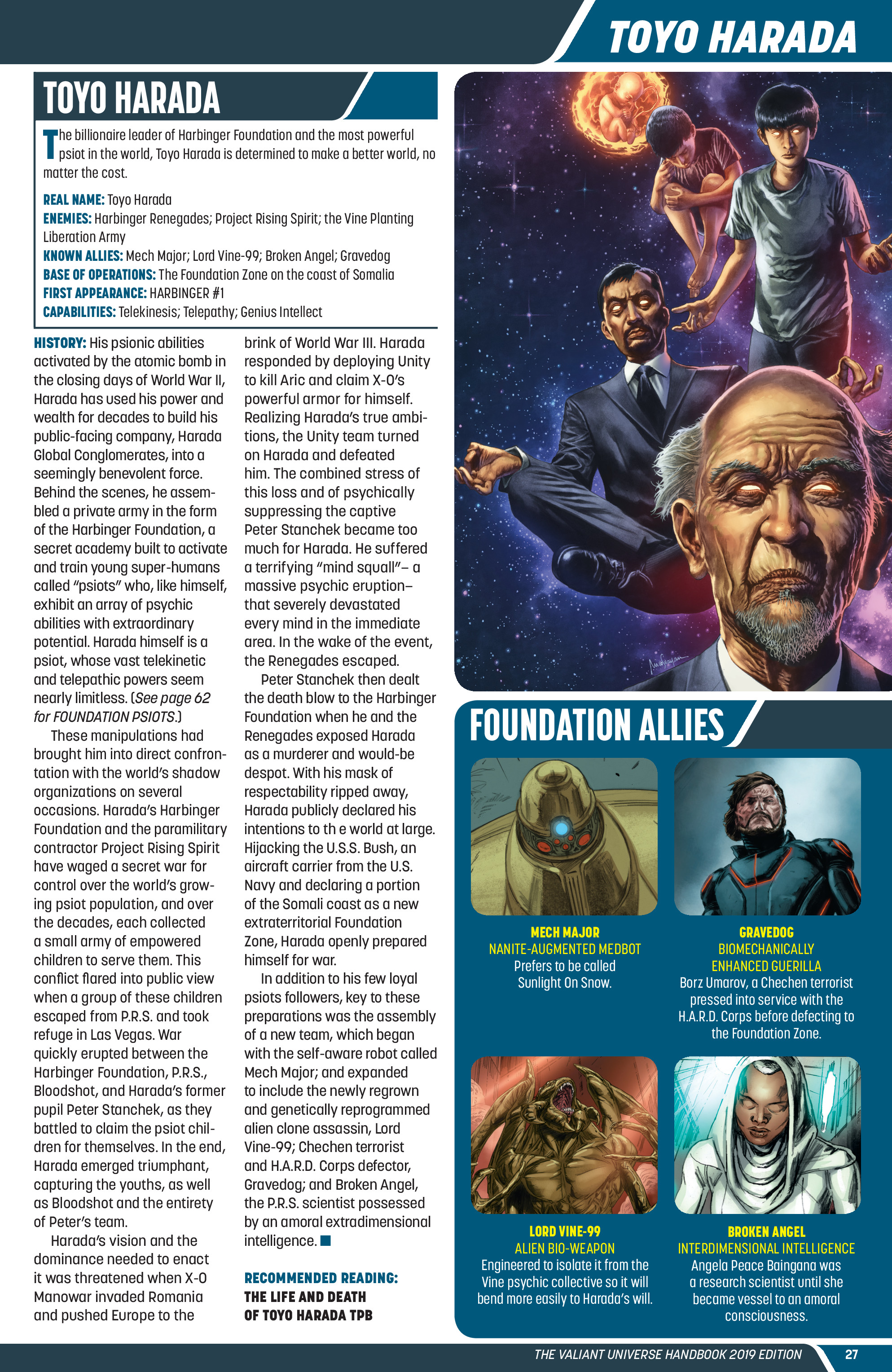 Valiant Universe Handbook 2019 Edition: Chapter 1 - Page 29
