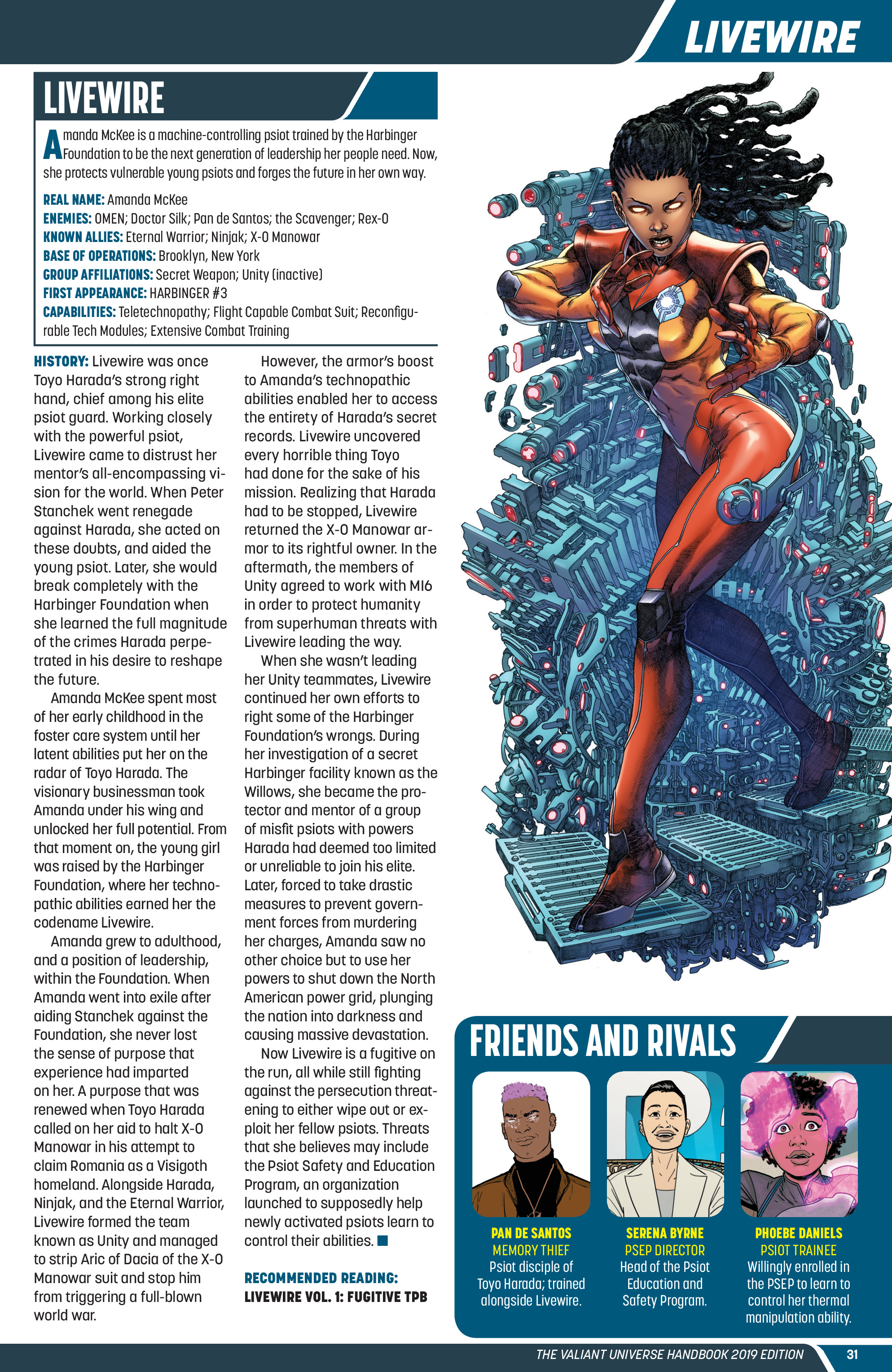 Valiant Universe Handbook 2019 Edition: Chapter 1 - Page 33