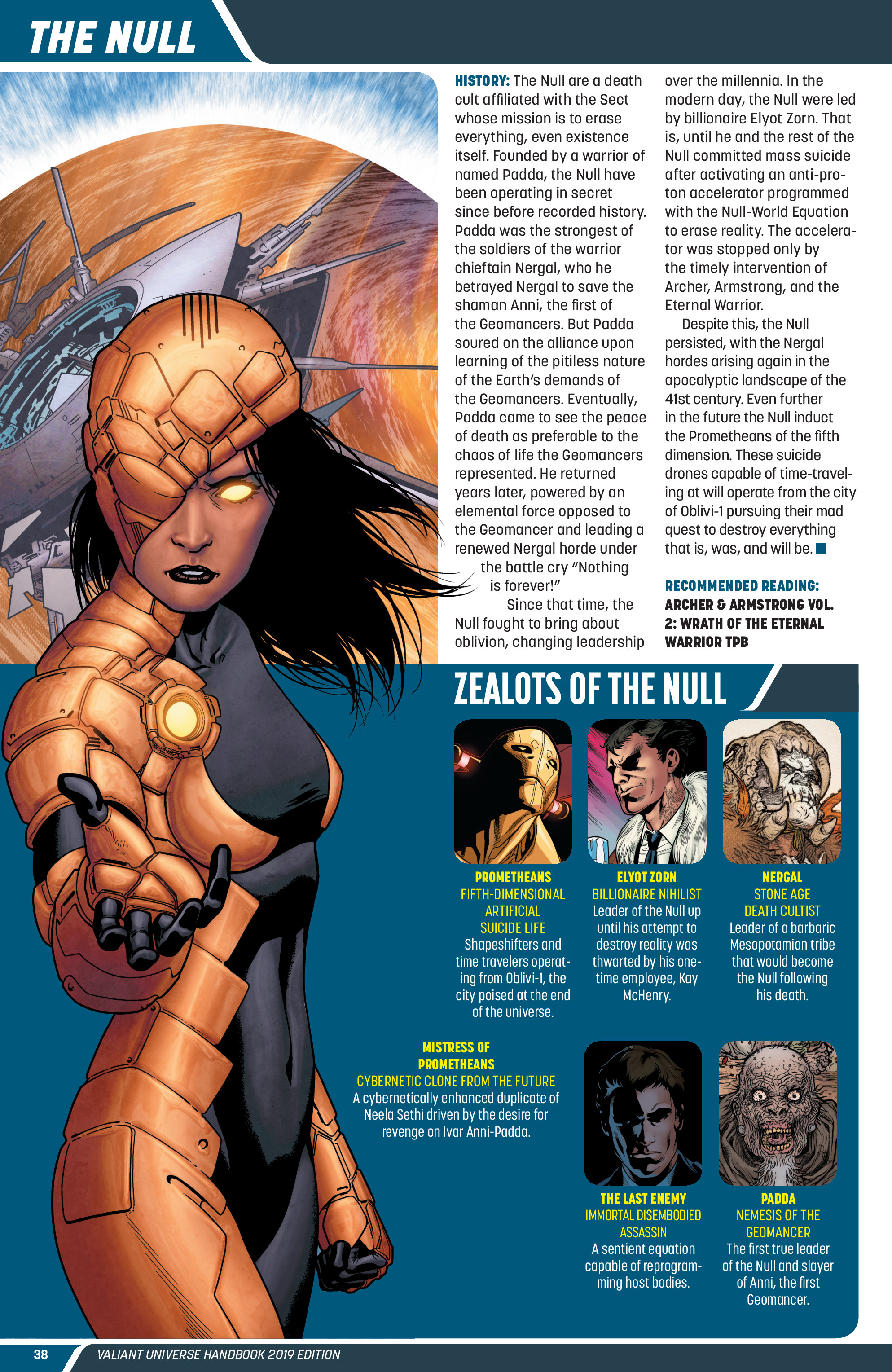 Valiant Universe Handbook 2019 Edition: Chapter 1 - Page 39
