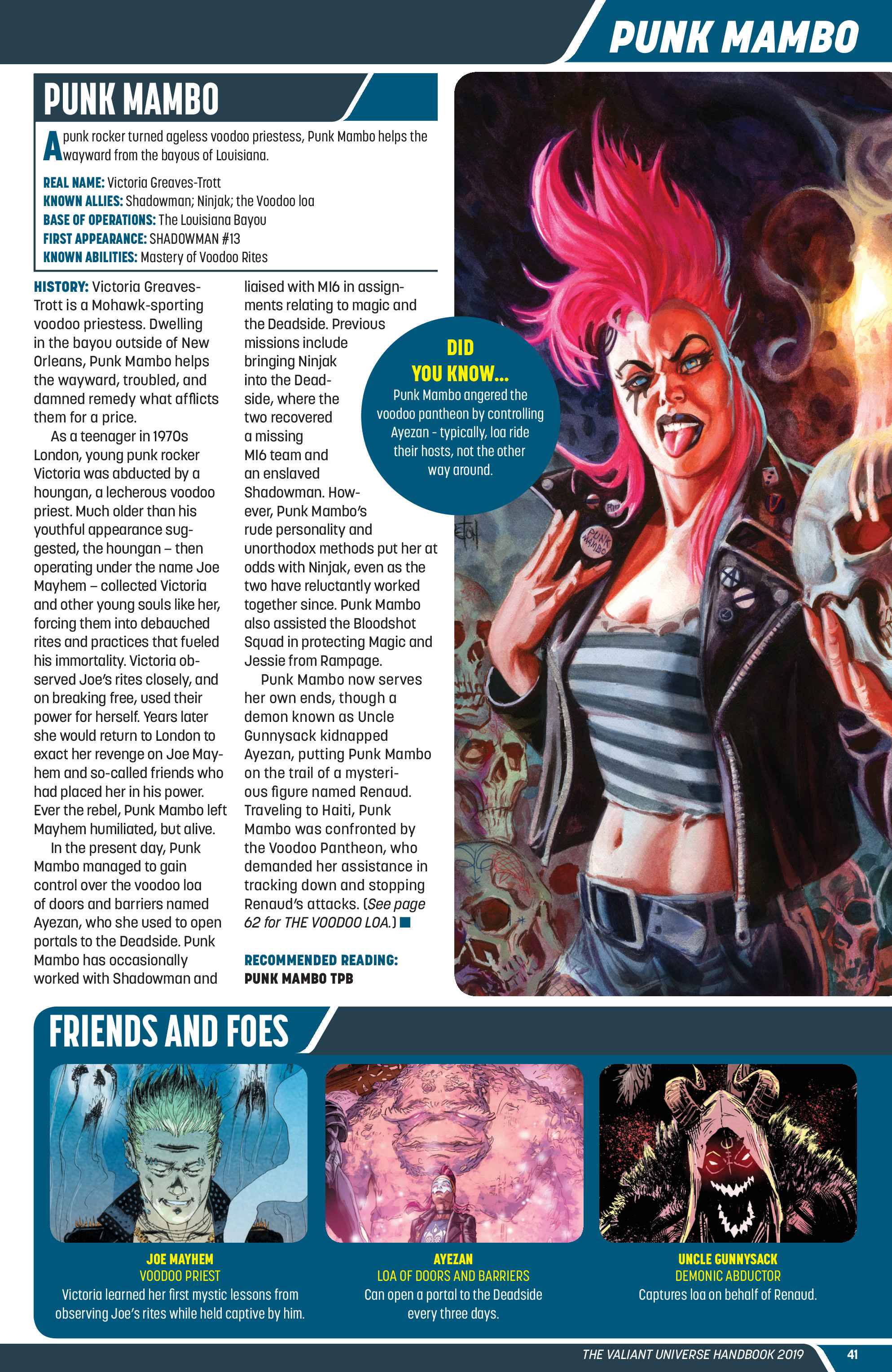 Valiant Universe Handbook 2019 Edition: Chapter 1 - Page 42