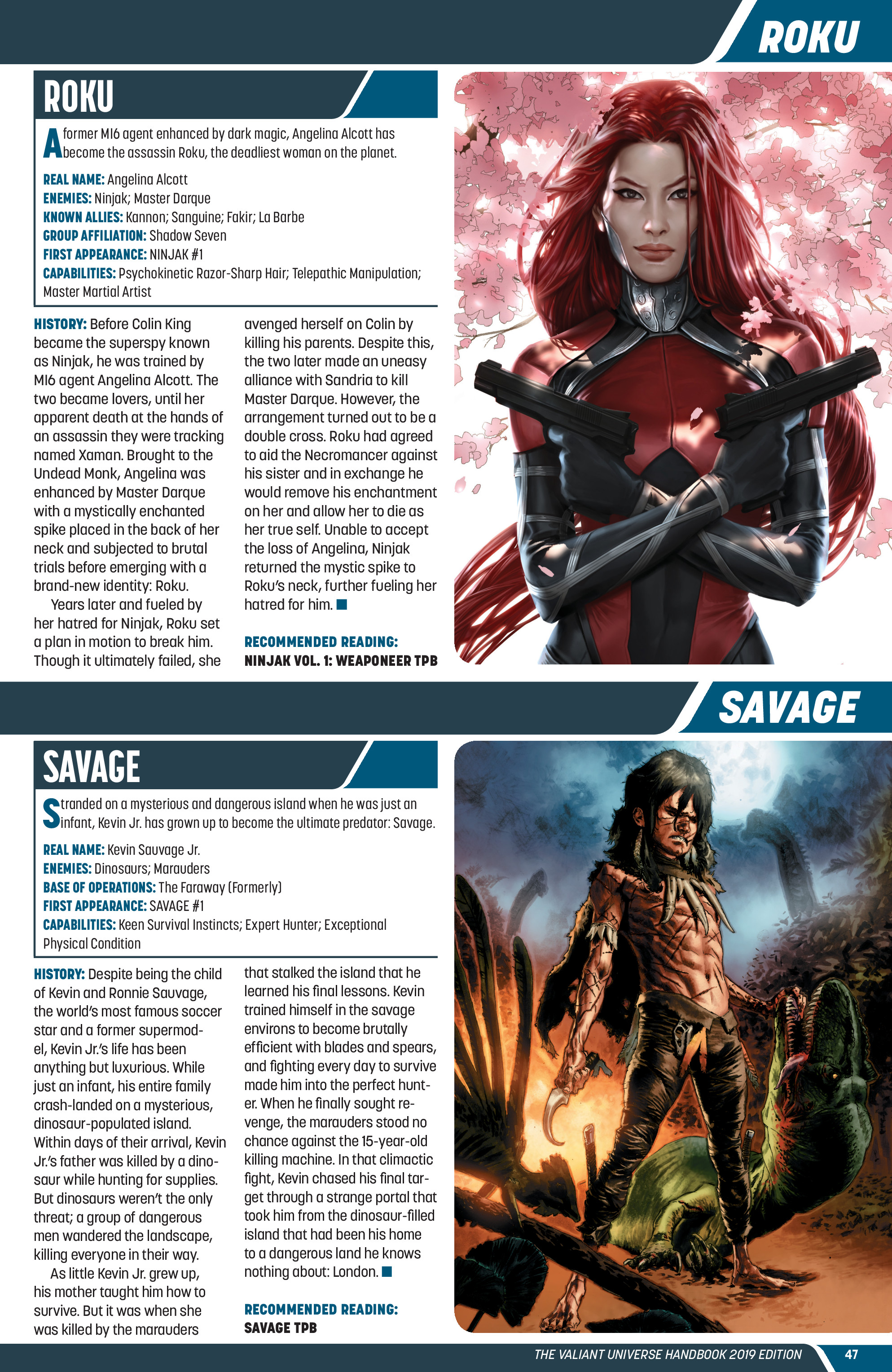 Valiant Universe Handbook 2019 Edition: Chapter 1 - Page 48