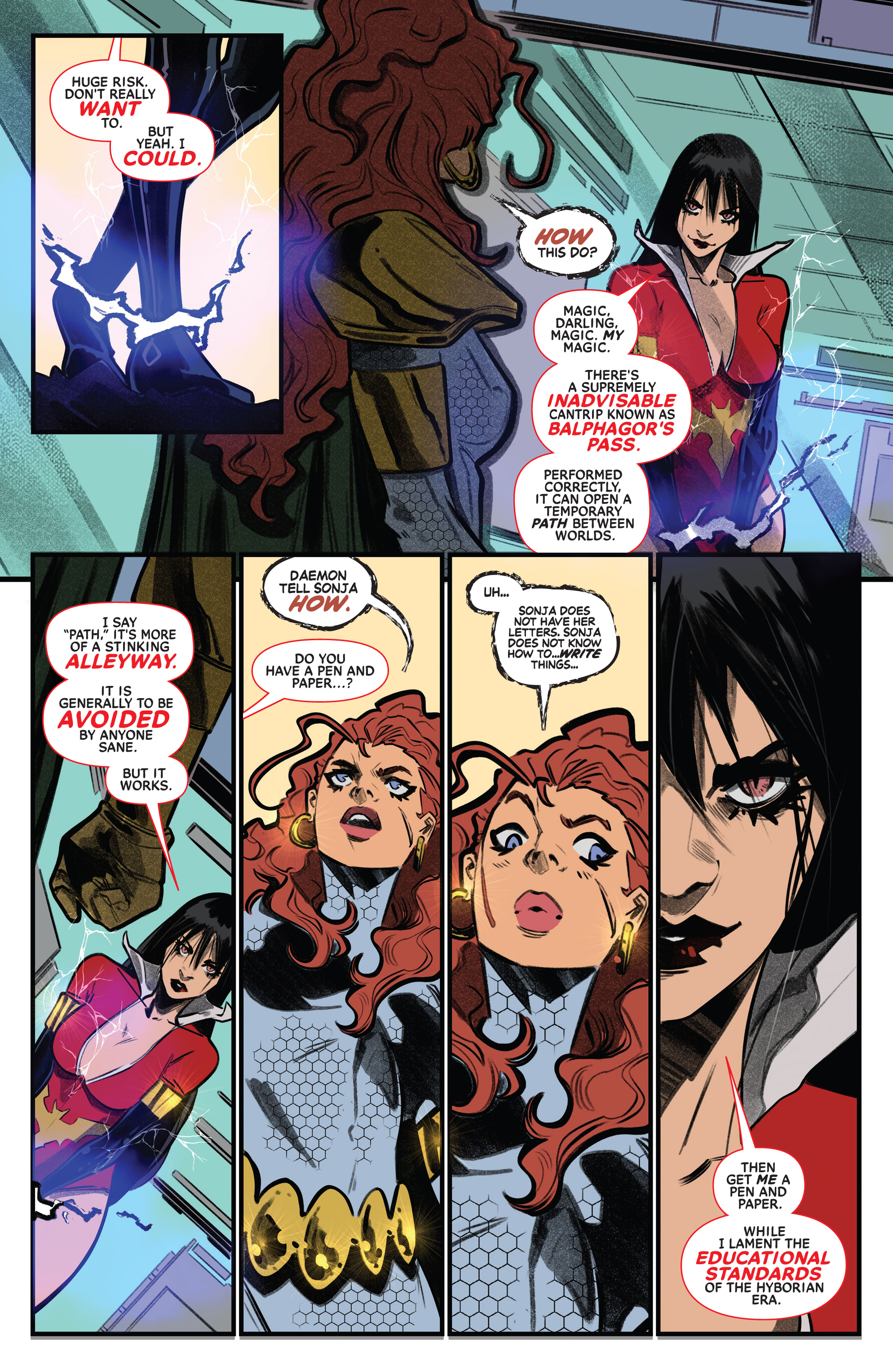 Vampirella vs. Red Sonja (2022-) Chapter 1 - Page 2