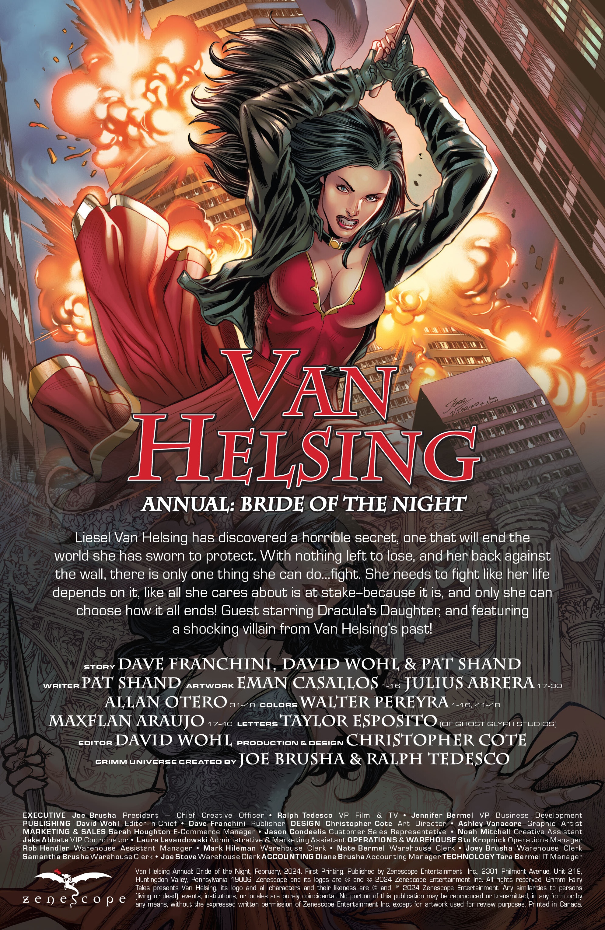 Van Helsing Annual: Bride of the Night (2024-) issue 1 - Page 2