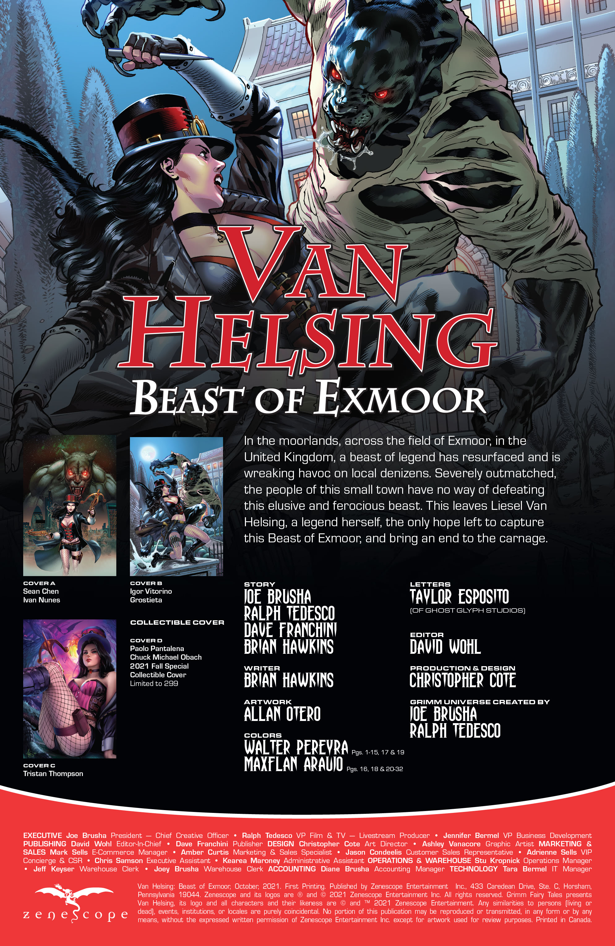 Van Helsing: Beast of Exmoor (2021): Chapter 1 - Page 2