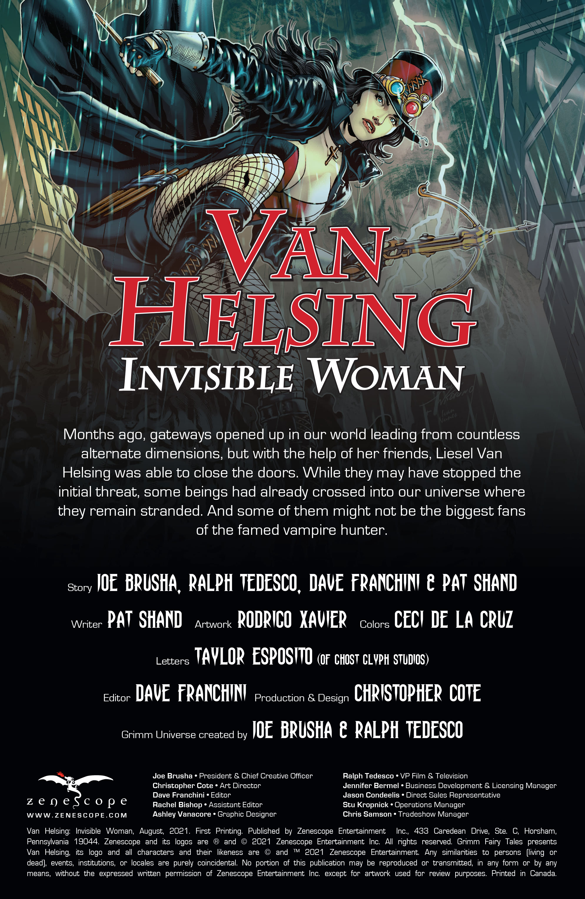 Van Helsing: Invisible Woman (2021): Chapter 1 - Page 2