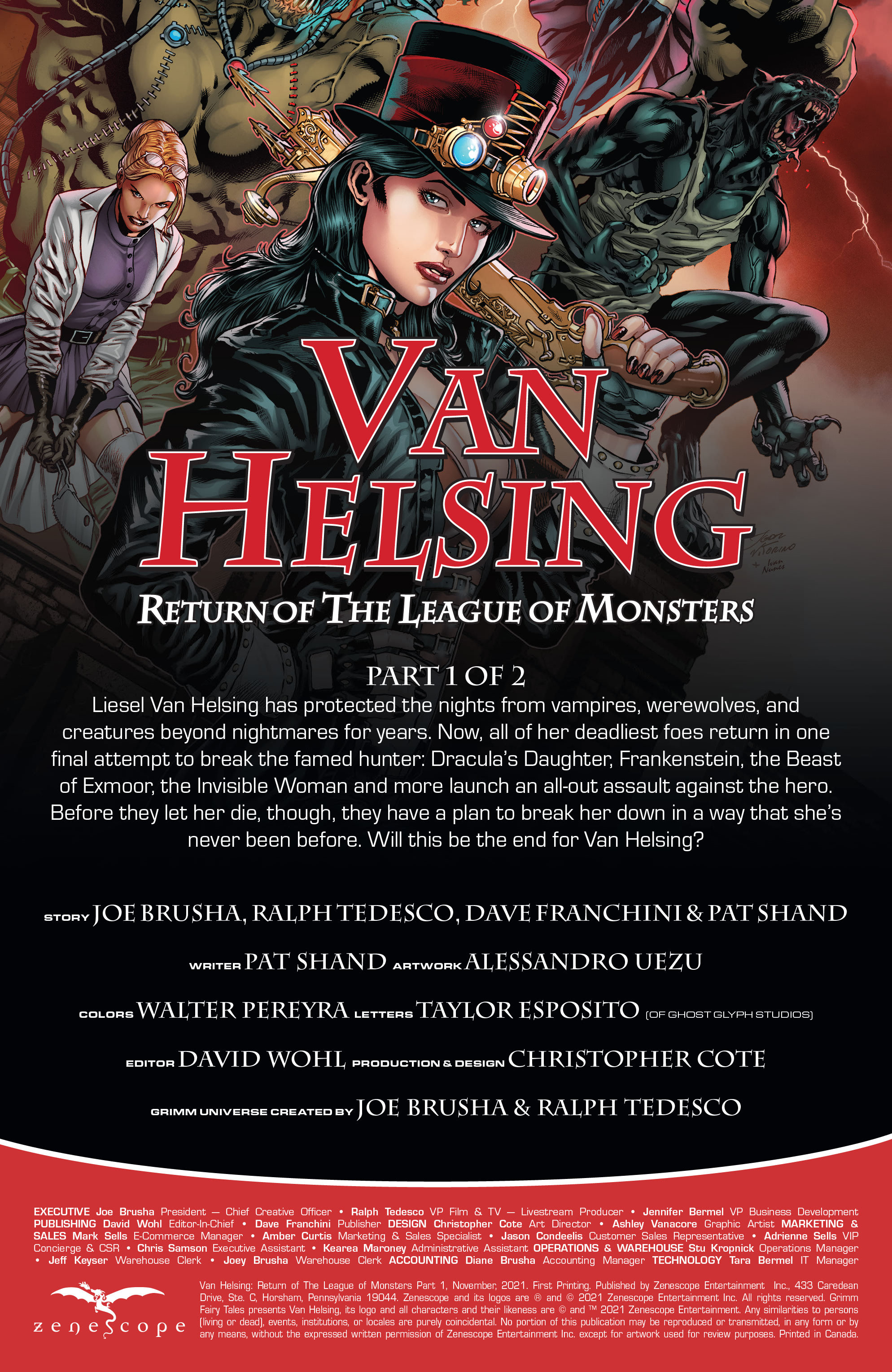 Van Helsing: Return of the League of Monsters (2021-): Chapter 1 - Page 2