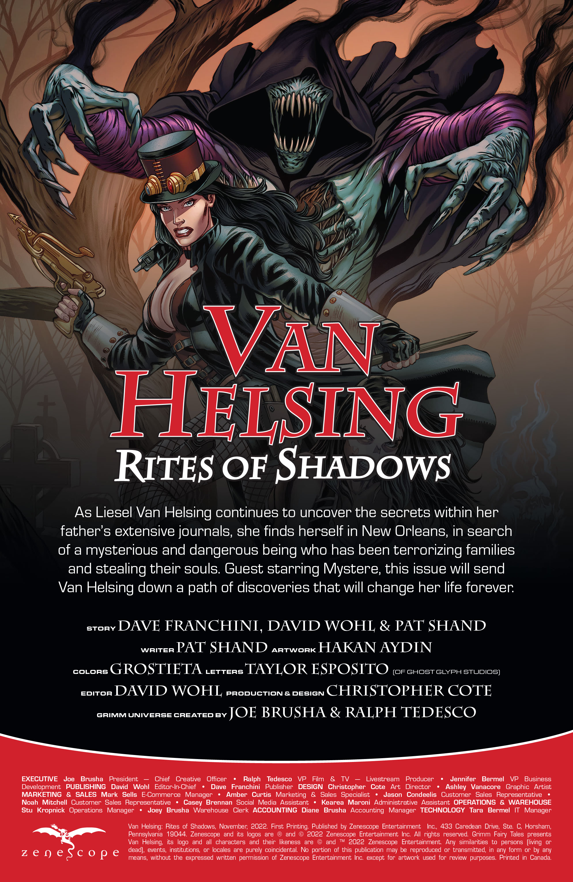 Van Helsing: Rites of Shadows (2022-): Chapter 1 - Page 2