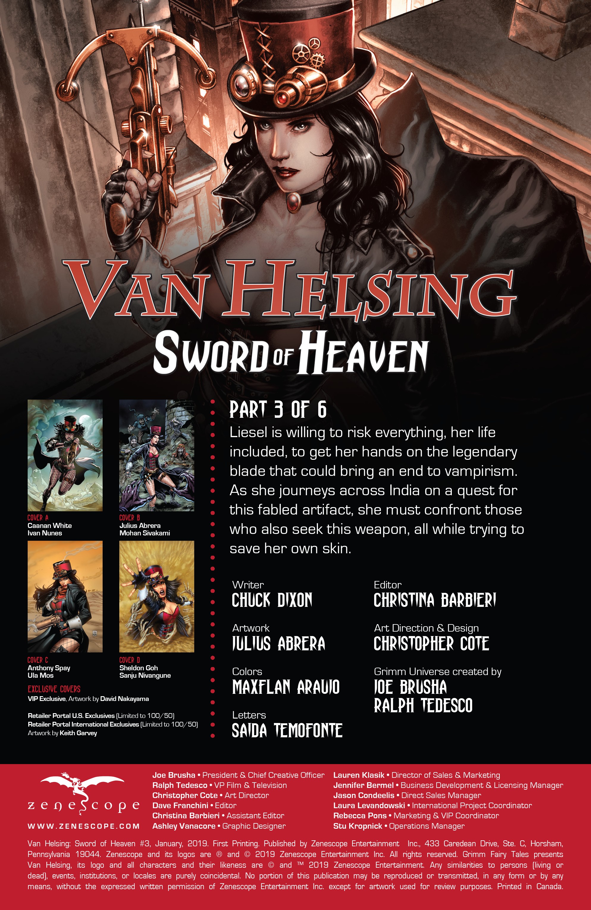 Van Helsing: Sword of Heaven (2018-): Chapter 3 - Page 2