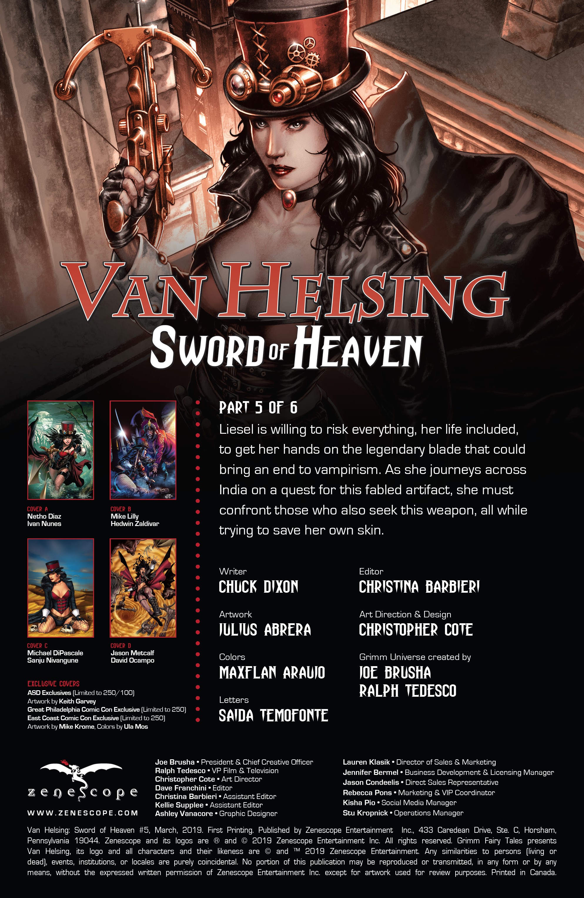 Van Helsing: Sword of Heaven (2018-): Chapter 5 - Page 2