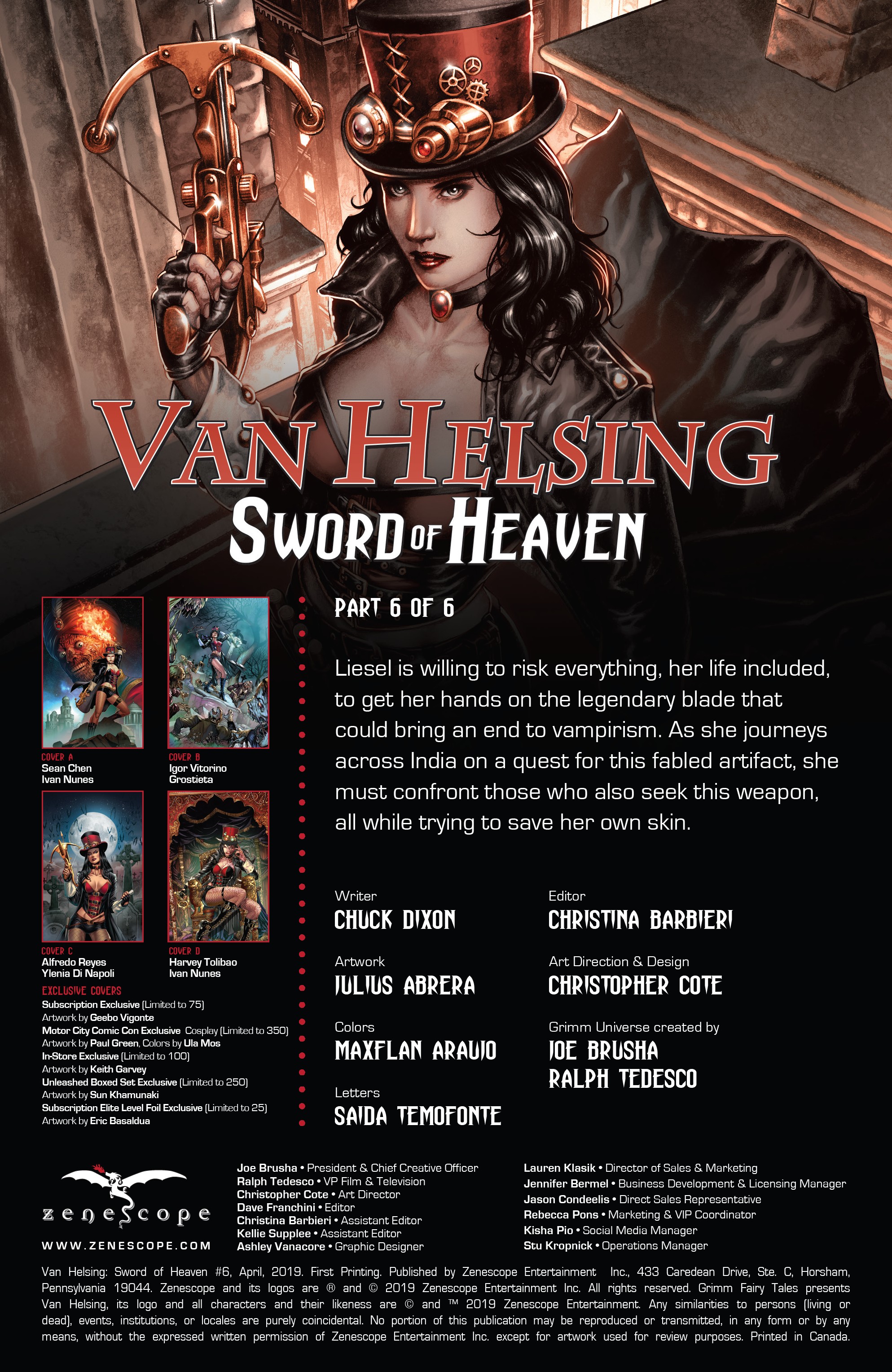 Van Helsing: Sword of Heaven (2018-): Chapter 6 - Page 2