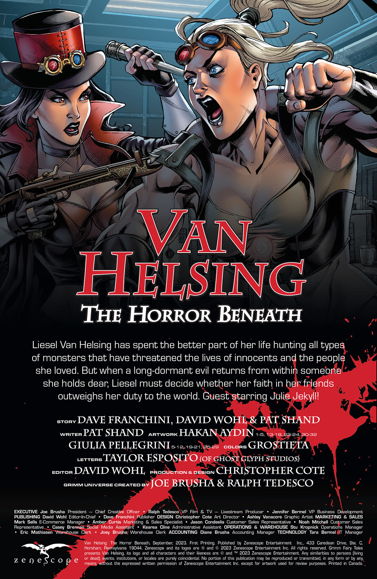 Van Helsing: The Horror Beneath (2023-) issue 1 - Page 2