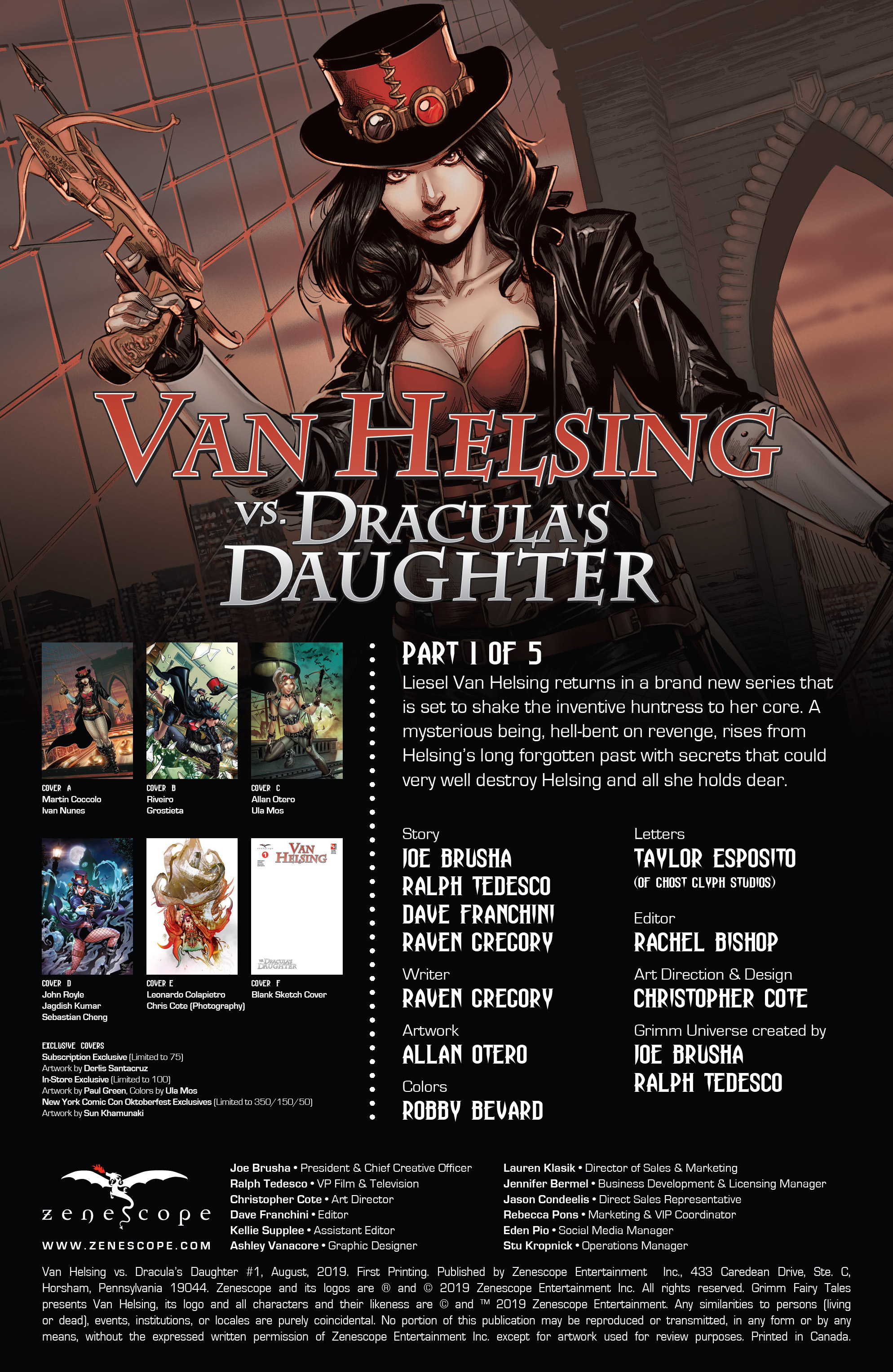 Van Helsing vs Dracula's Daughter (2019-): Chapter 1 - Page 2