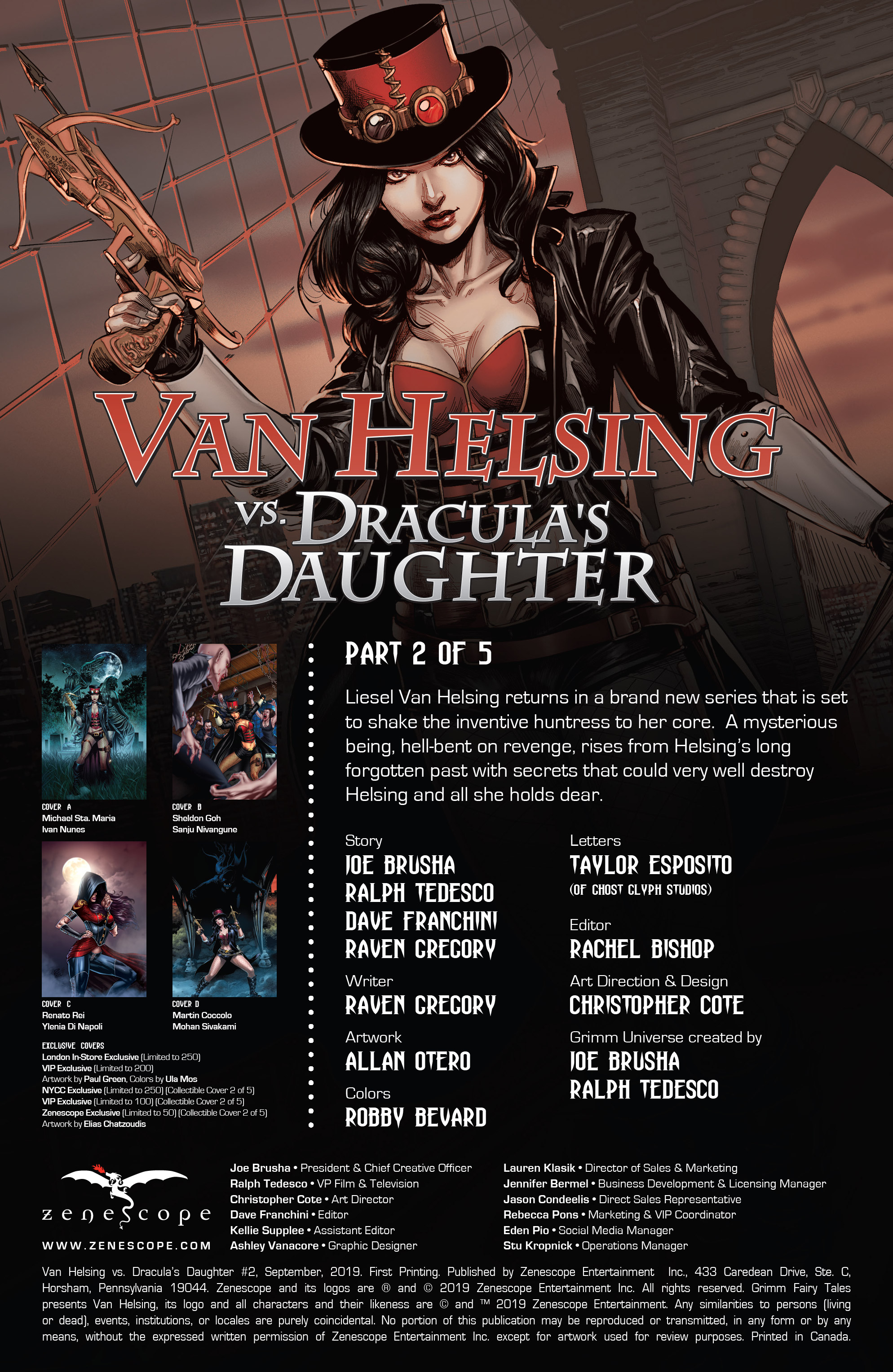 Van Helsing vs Dracula's Daughter (2019-): Chapter 2 - Page 2