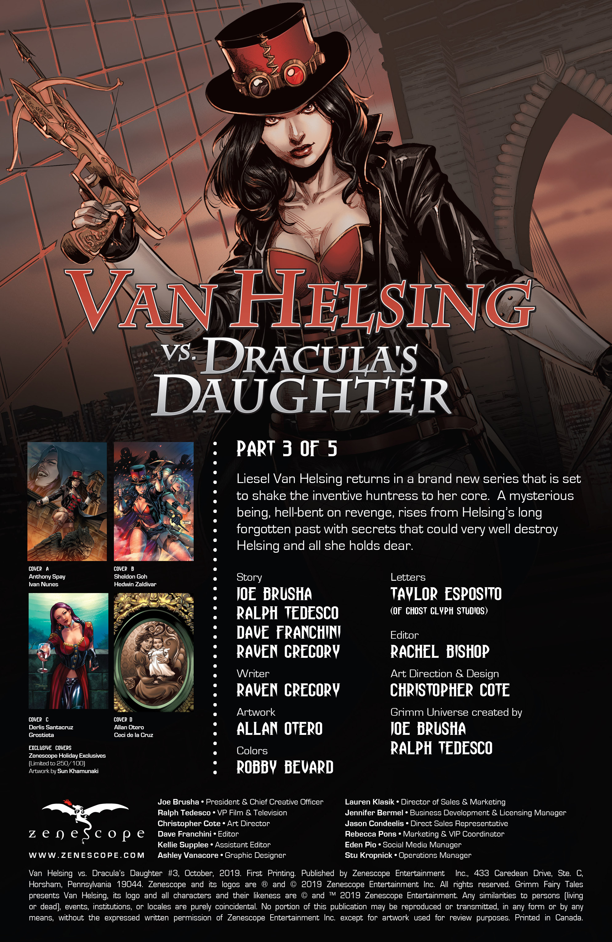 Van Helsing vs Dracula's Daughter (2019-): Chapter 3 - Page 2