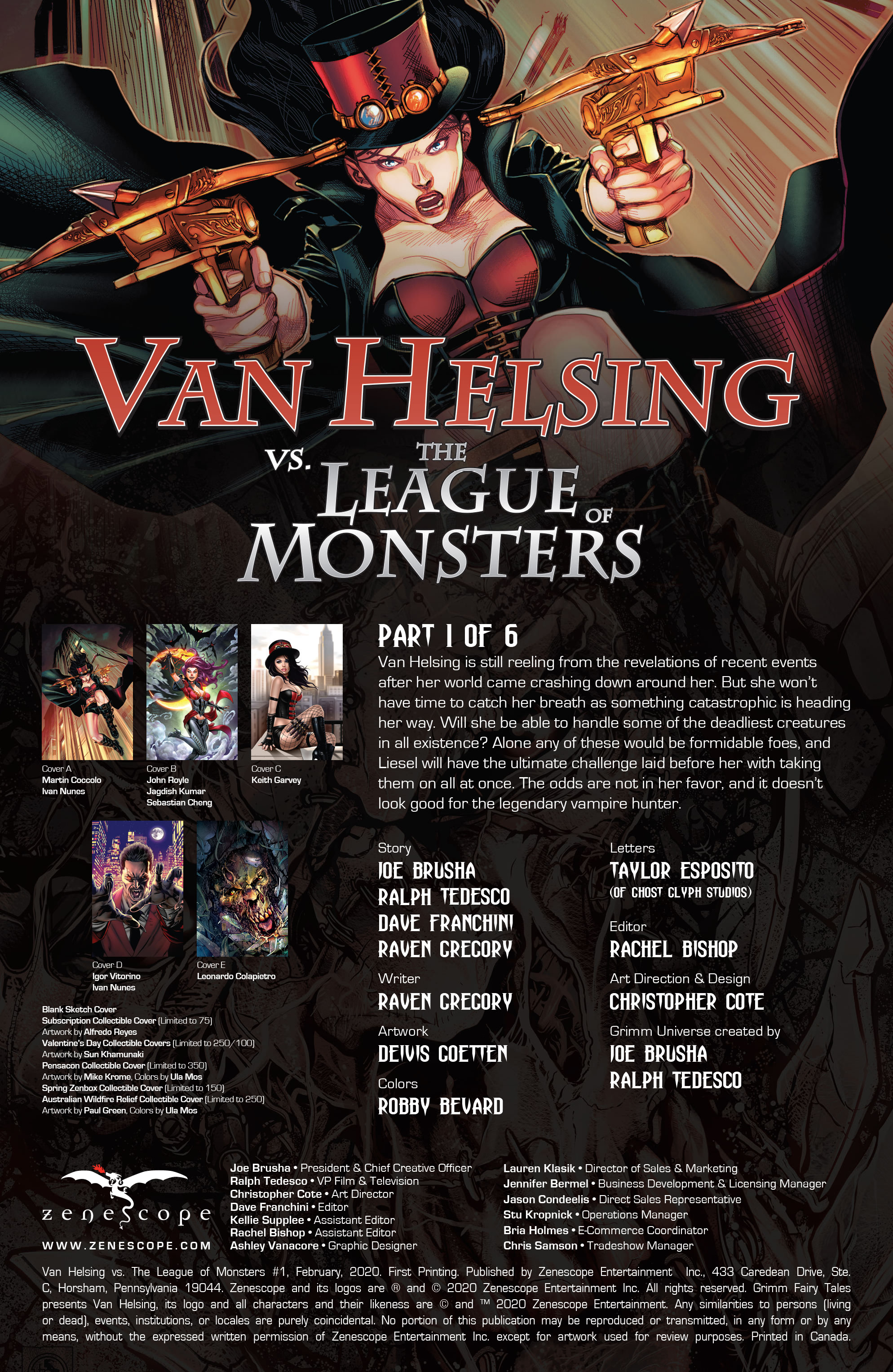 Van Helsing vs The League of Monsters (2020-): Chapter 1 - Page 2