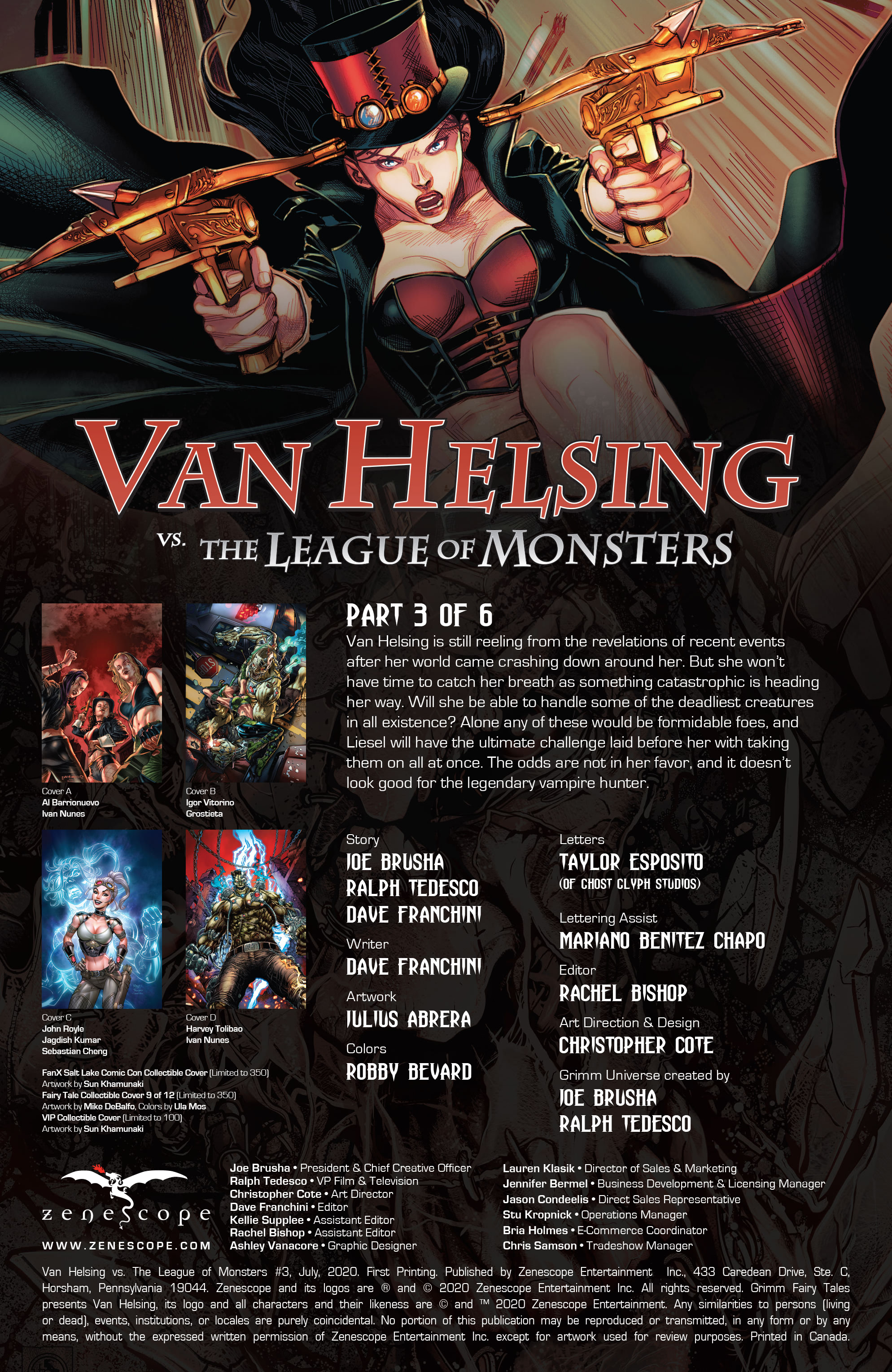Van Helsing vs The League of Monsters (2020-): Chapter 3 - Page 2