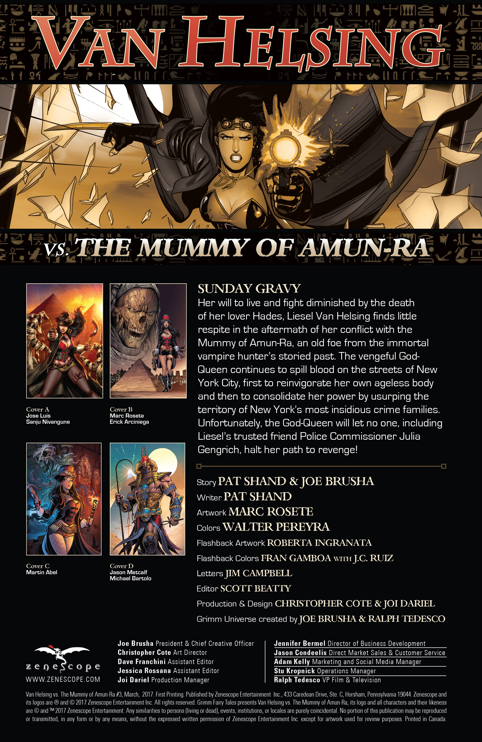 Van Helsing Vs The Mummy Of Amun Ra (2017): Chapter 3 - Page 2