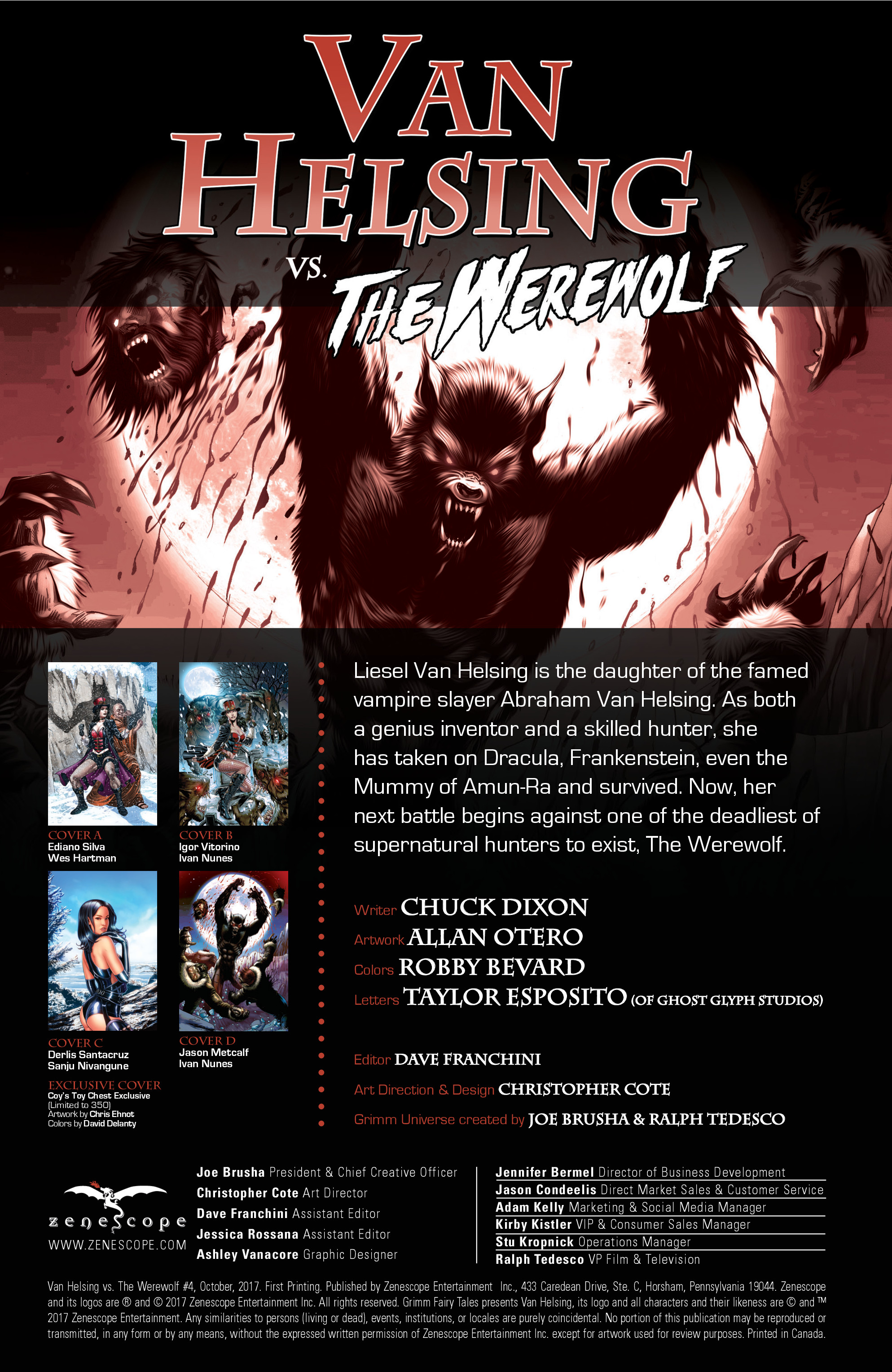 Van Helsing vs. The Werewolf (2017) issue 4 - Page 2