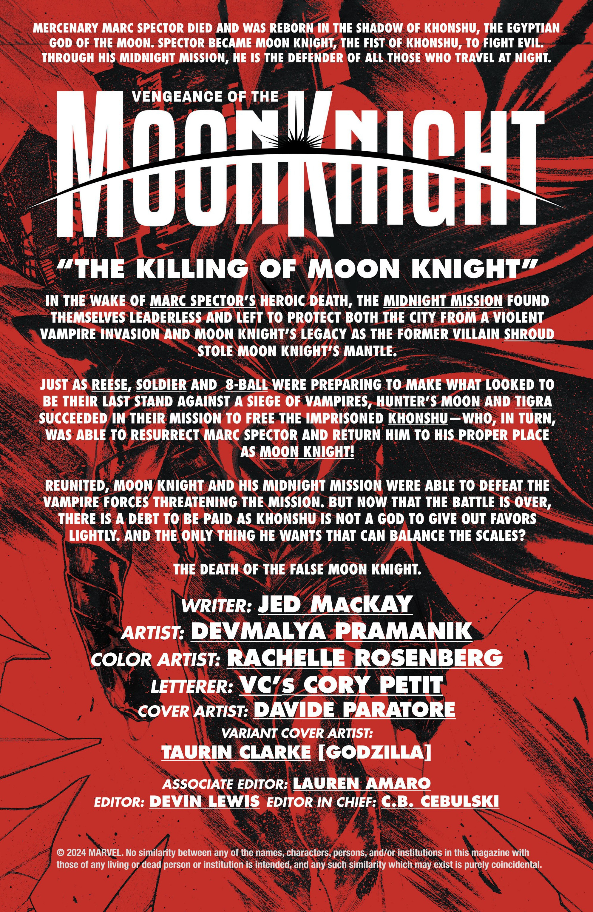 Vengeance of the Moon Knight (2024-) issue 9 - Page 2