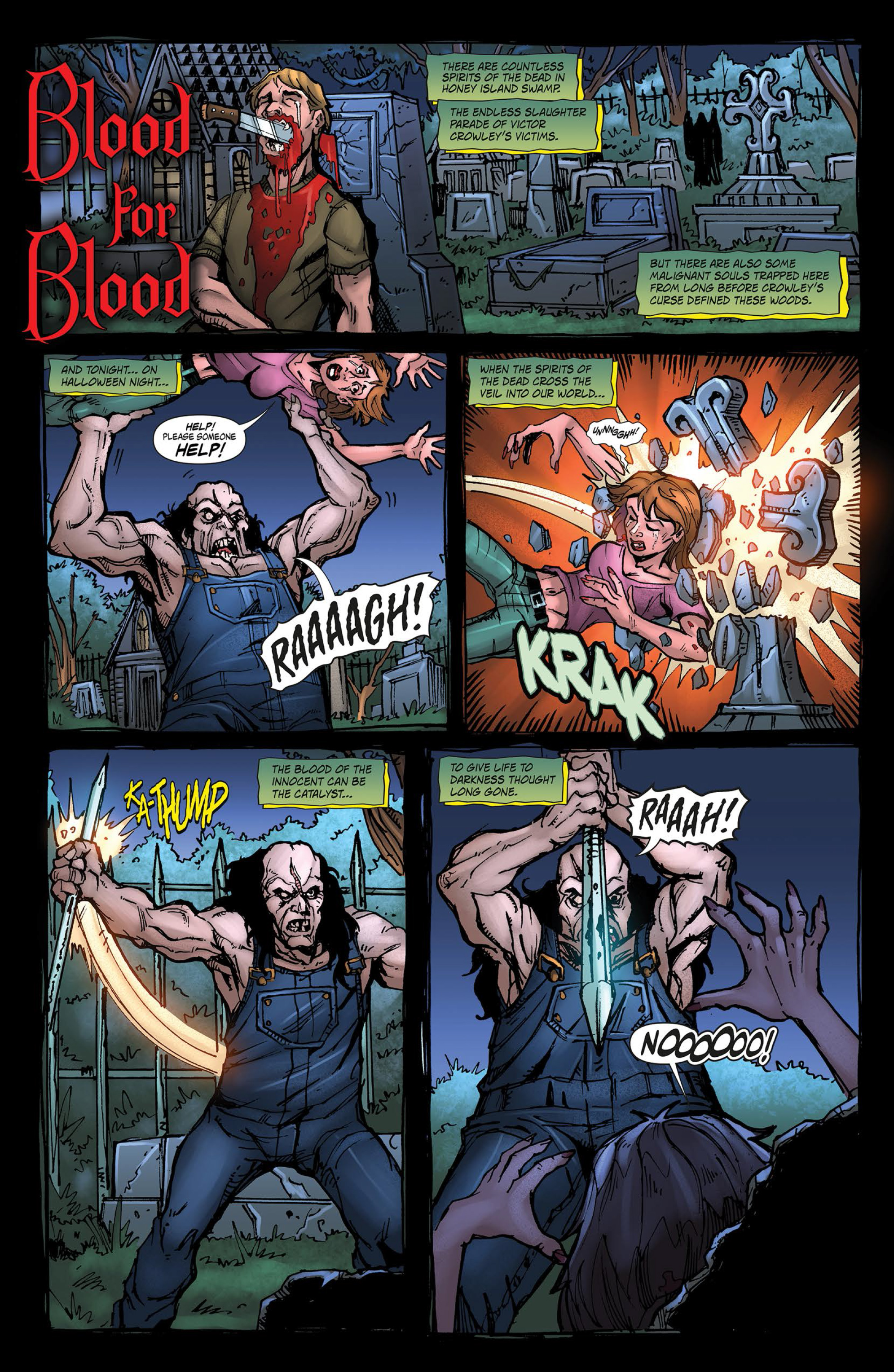 Victor Crowley's Hatchet: Halloween Tales IV (2022-) issue 1 - Page 22