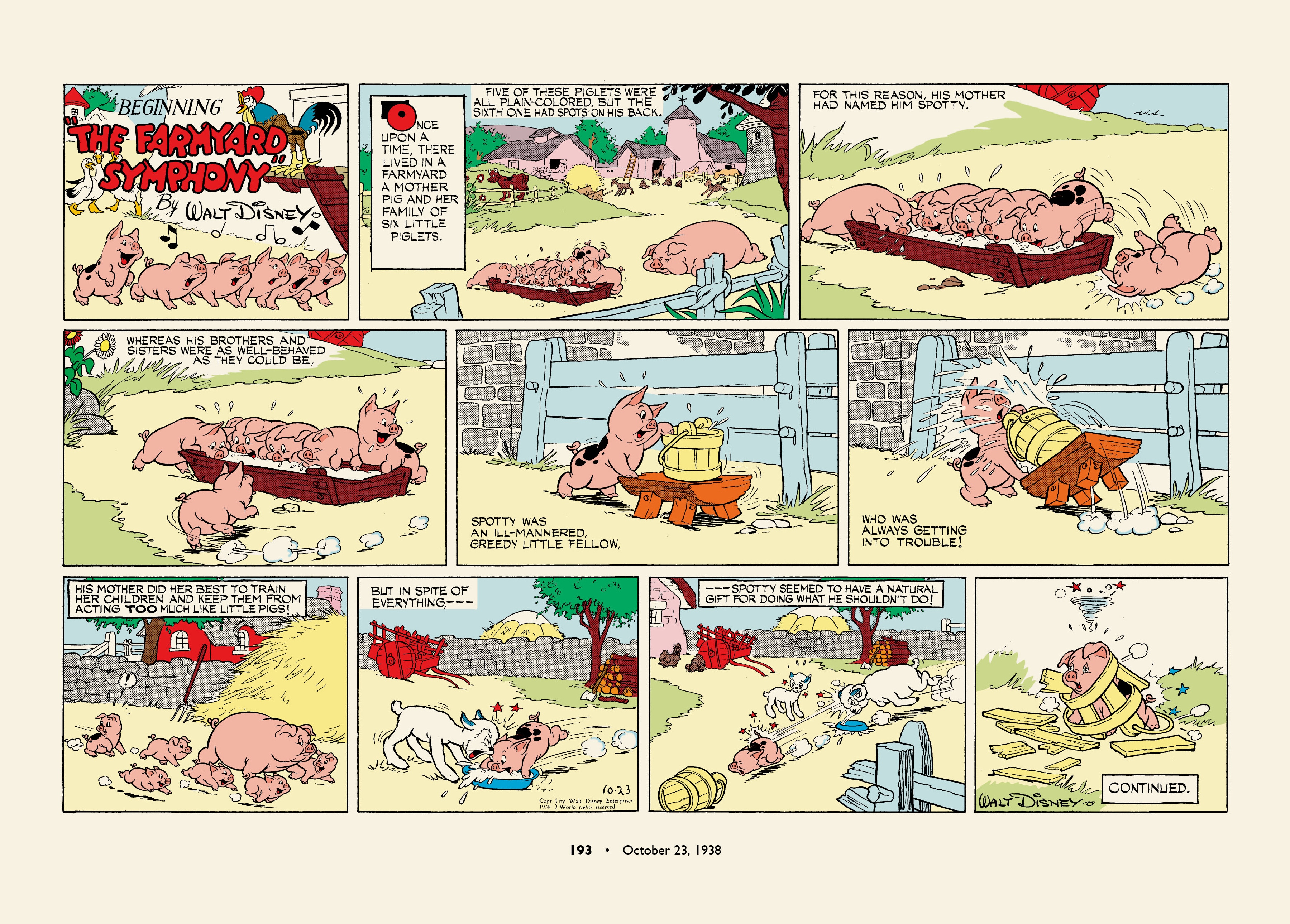 Walt Disney's Silly Symphonies 1935-1939: Starring Donald Duck and the Big Bad Wolf (2023) issue 1 - Page 193