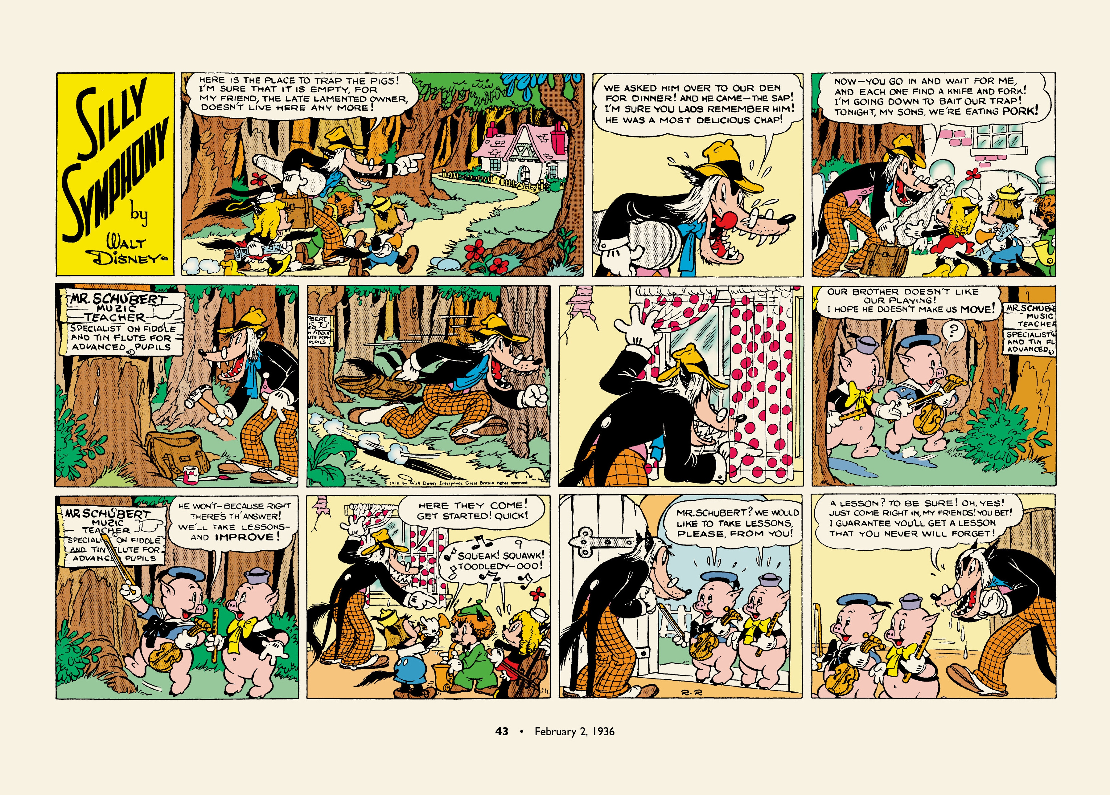 Walt Disney's Silly Symphonies 1935-1939: Starring Donald Duck and the Big Bad Wolf (2023) issue 1 - Page 43