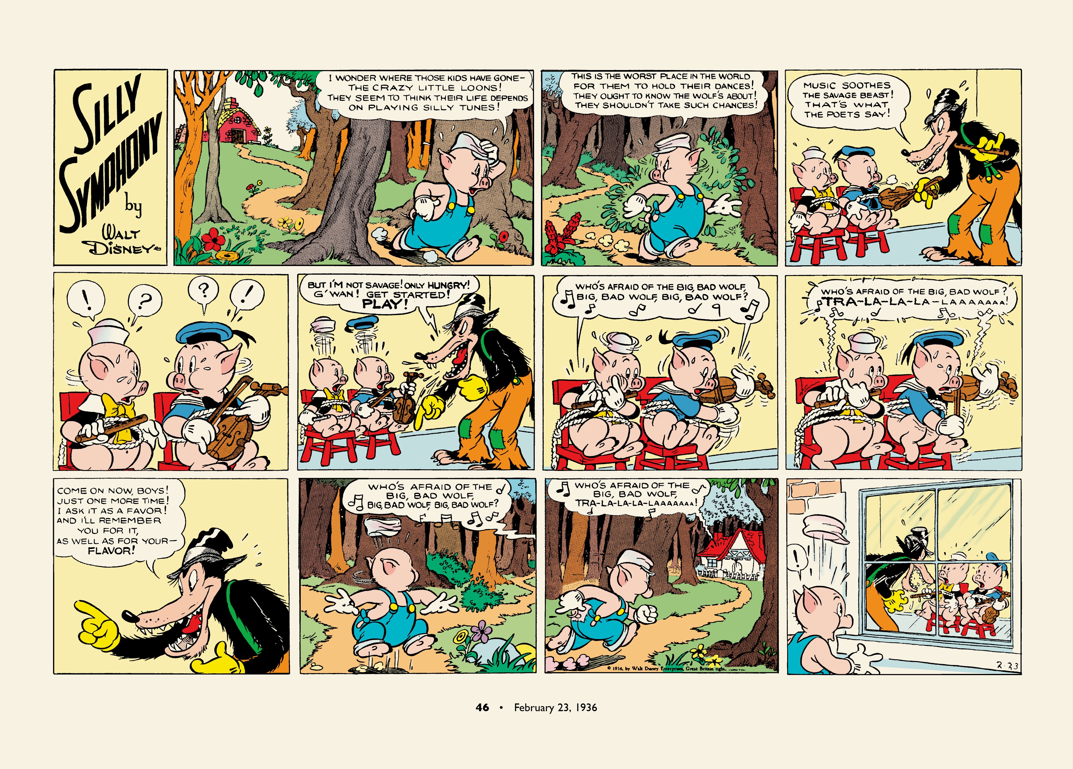 Walt Disney's Silly Symphonies 1935-1939: Starring Donald Duck and the Big Bad Wolf (2023) issue 1 - Page 46